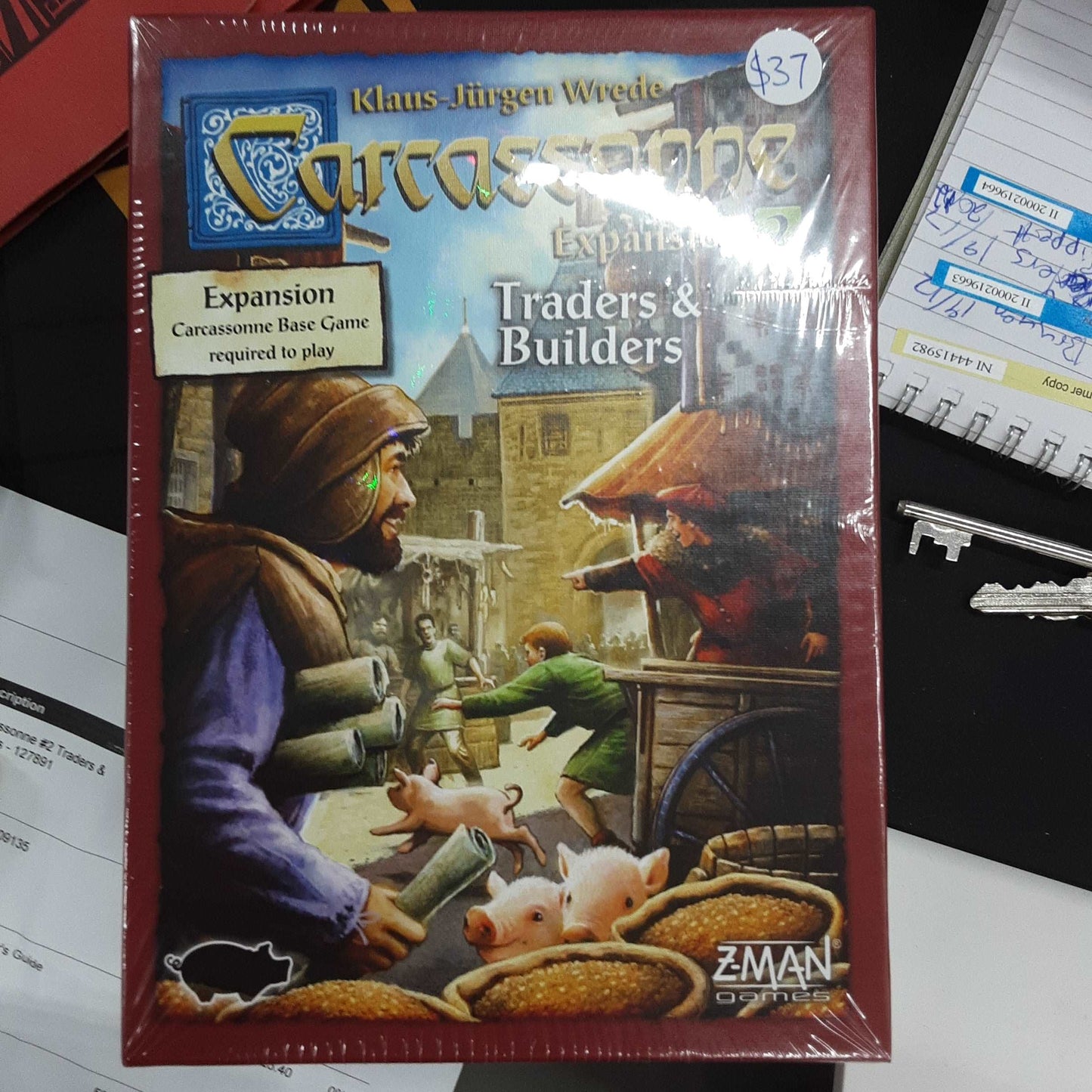 Carcassonne expansion 2: traders and builders.