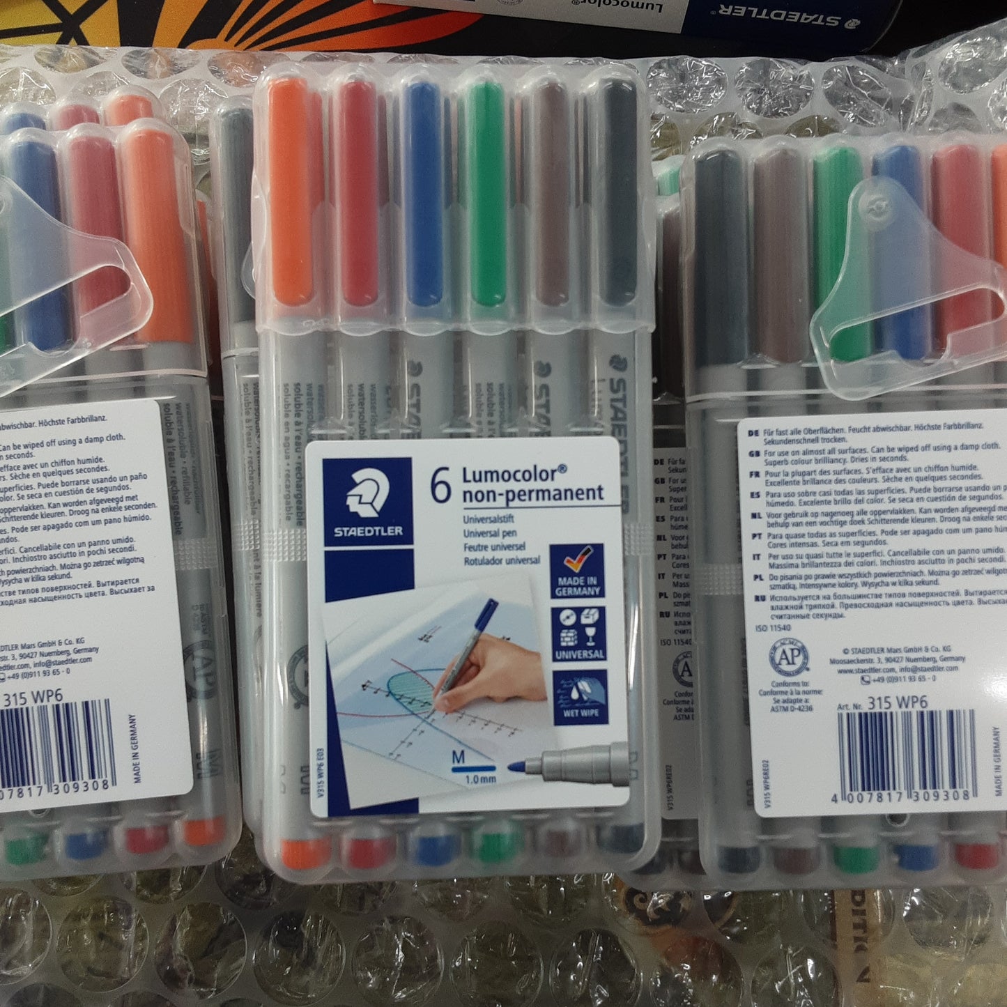 Lumocolor Non-Permanent Markers - 6 Pack