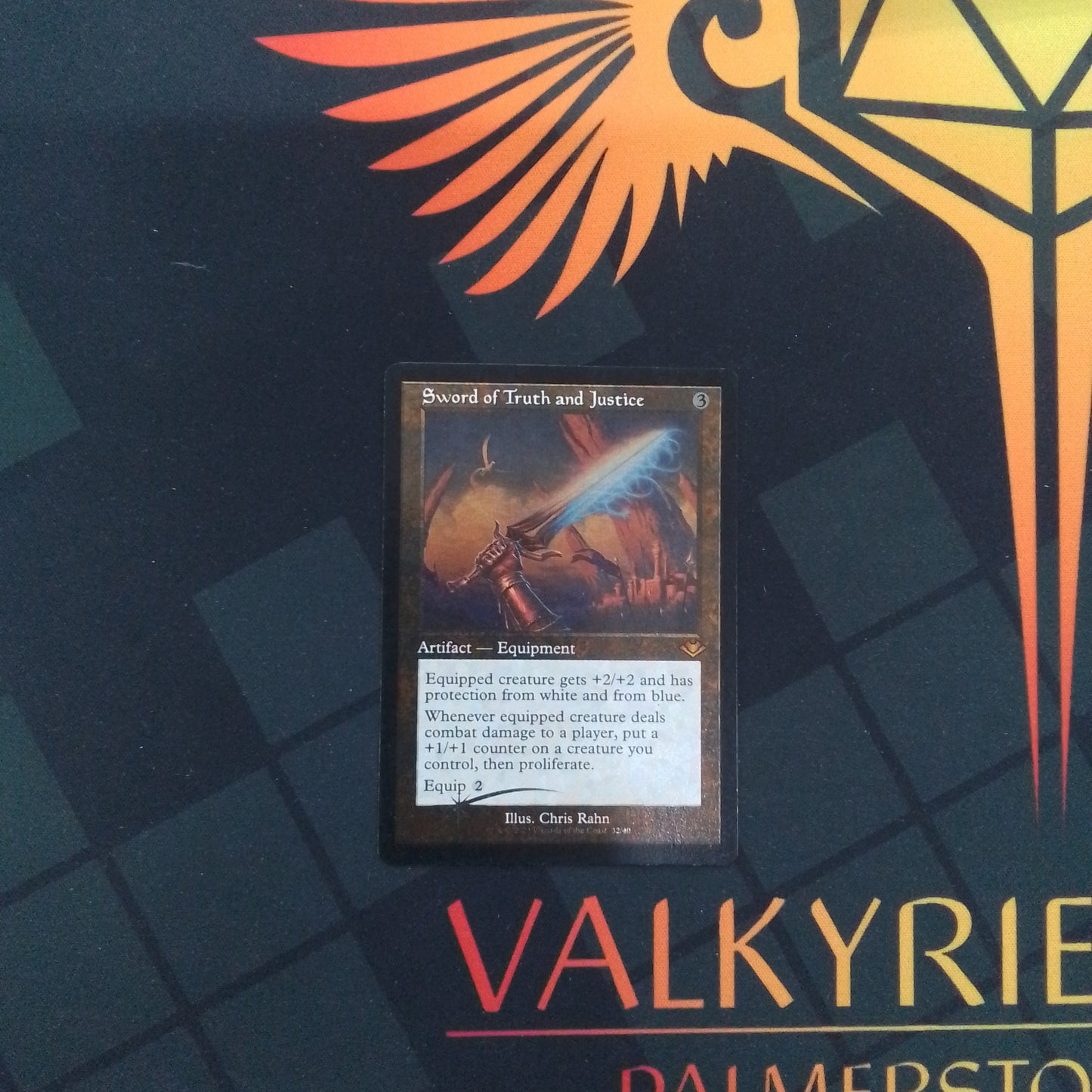 Sword of Truth and Justice (Foil retro frame)