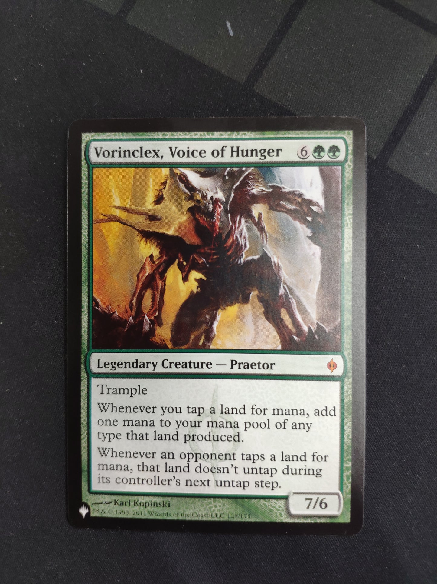 Vorinclex, Voice of Hunger (list)