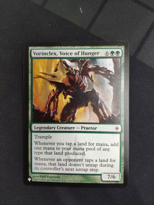 Vorinclex, Voice of Hunger (list)