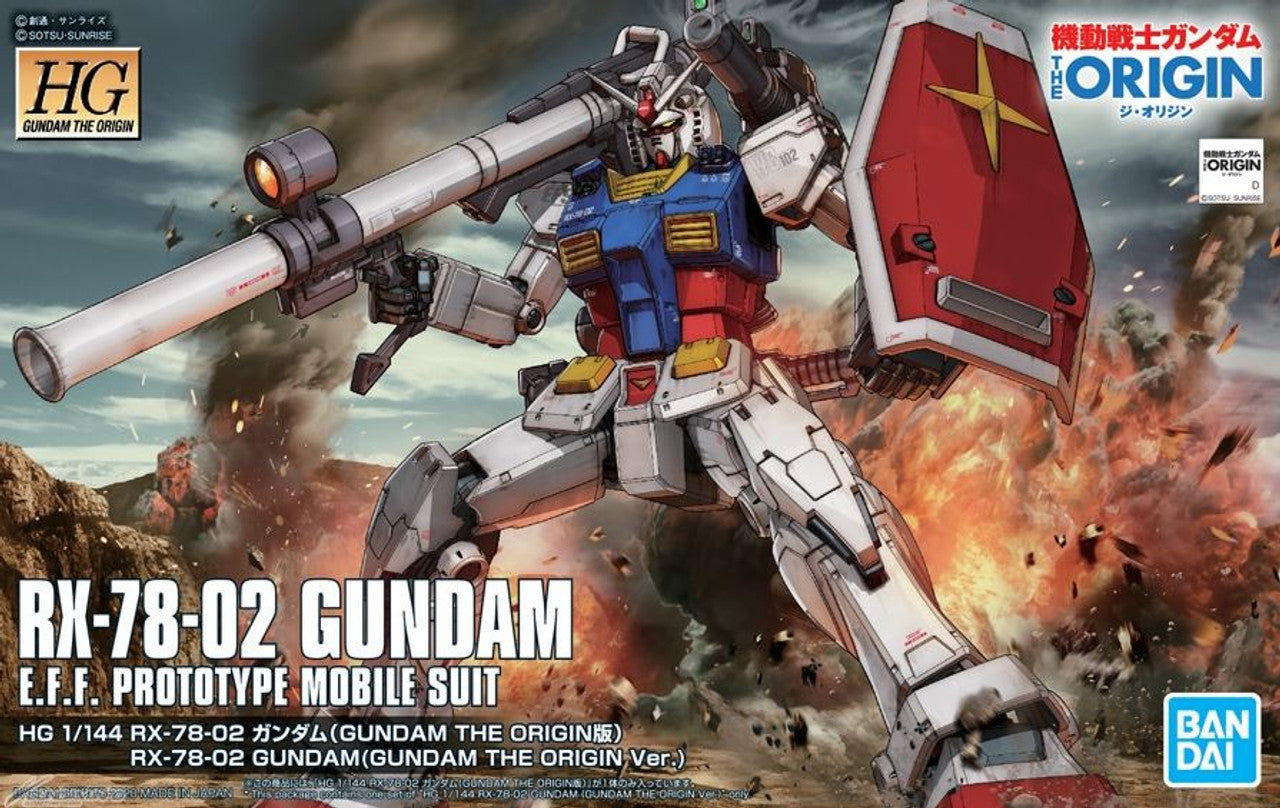 HG 1/144 RX-78-02 GUNDAM GUNDAM THE ORIGIN Ver.