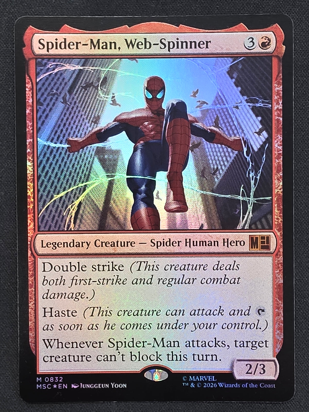 Spider-Man, Web-Spinner (MSC, Foil)