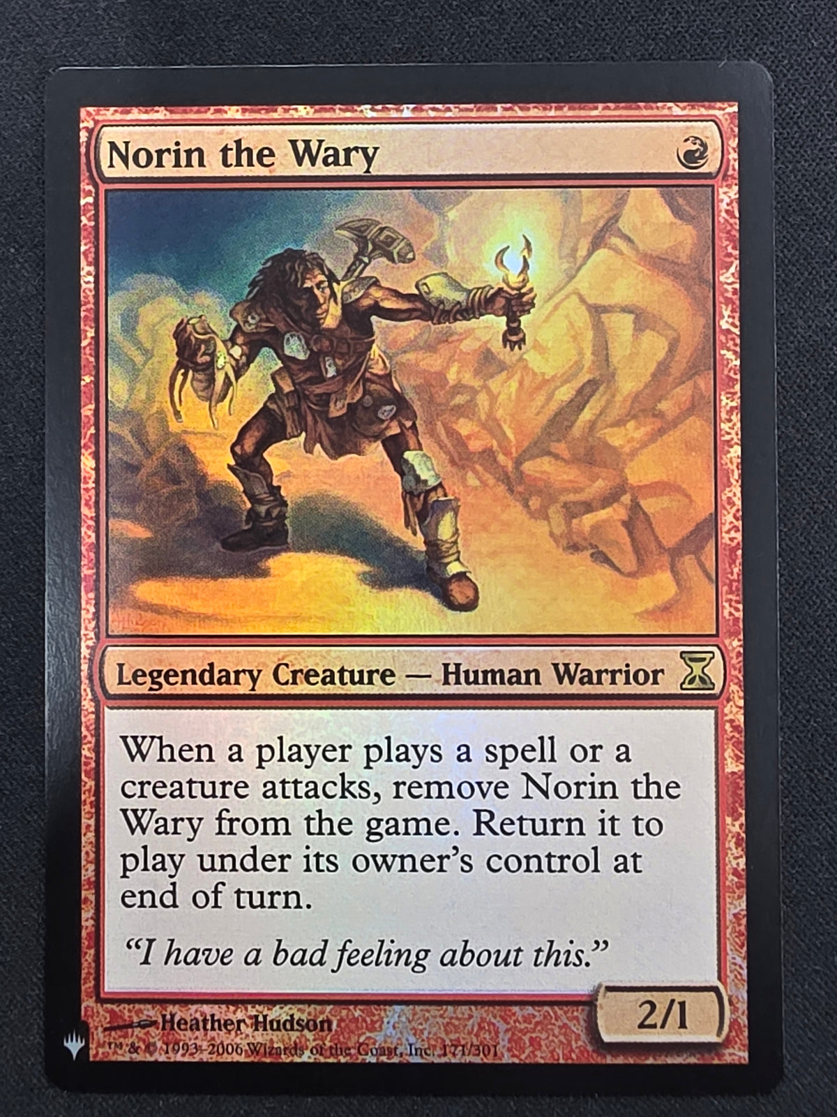 Norin the Wary (Foil, MysteryBooster/ TheList)