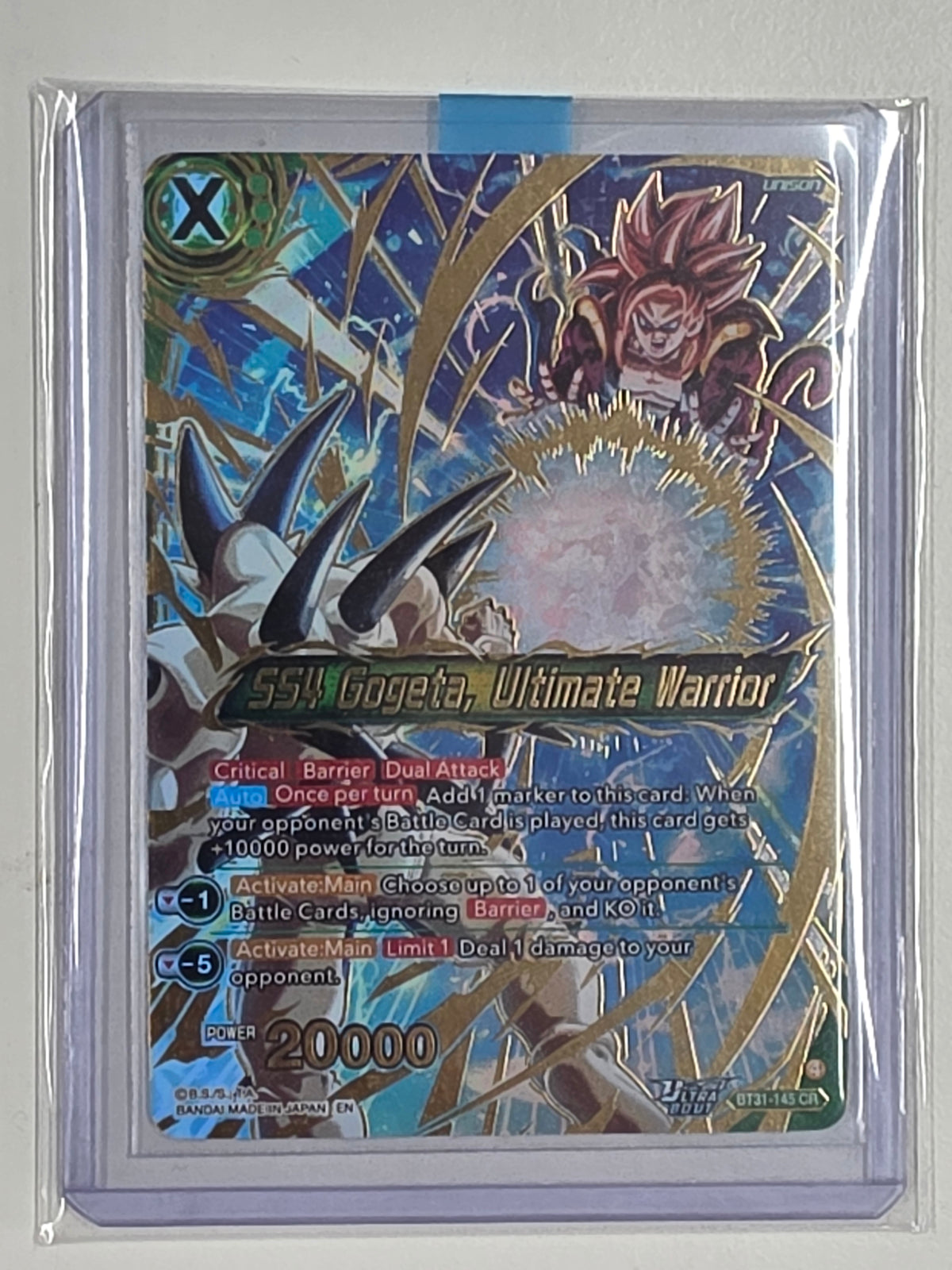 SS4 Gogeta, Ultimate Warrior (BT31-145 CR)