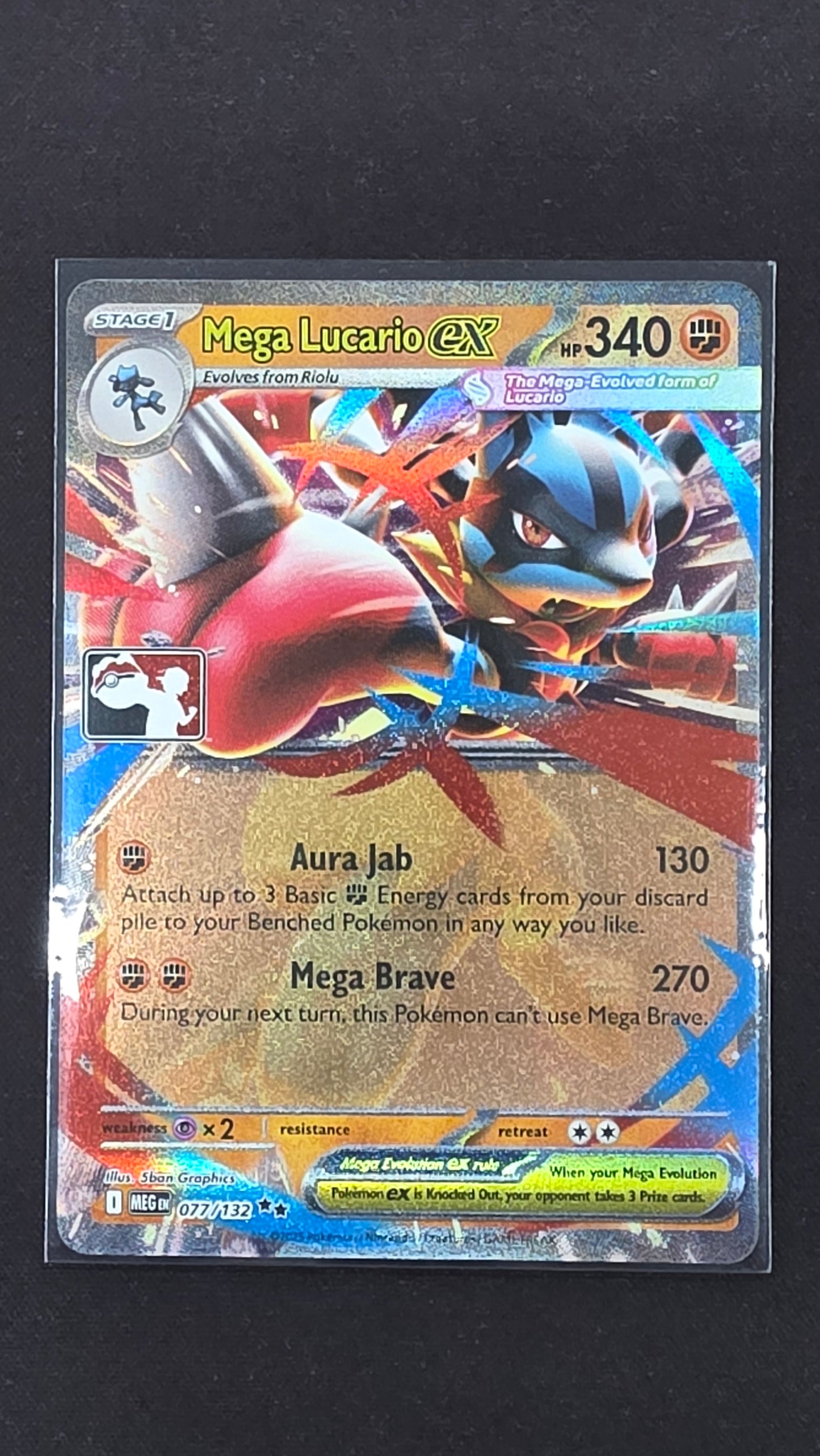 Mega Lucario EX (077/132)