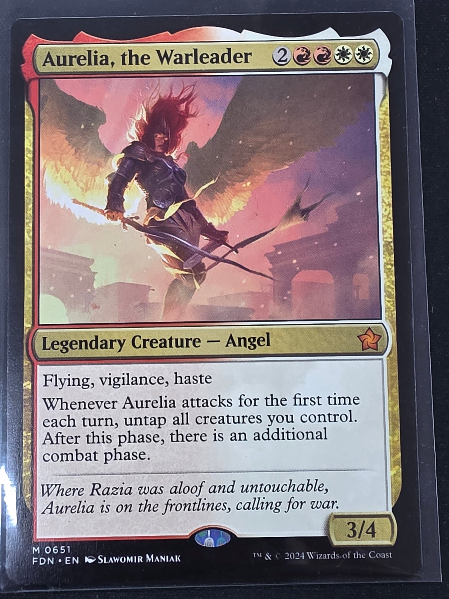 Aurelia, the Warleader (FDN)