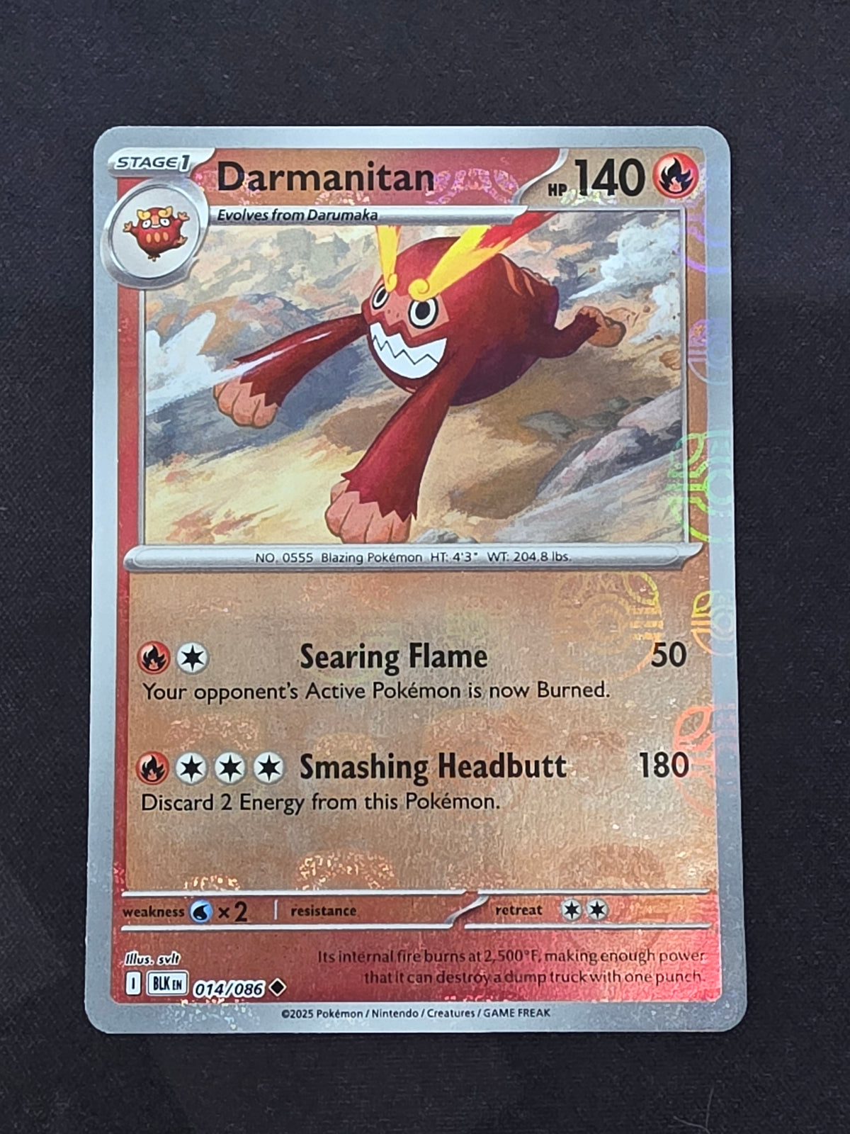 Darmanitan (014/086, Master Ball Pattern)