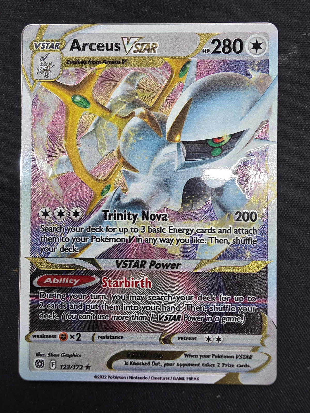 Arceus VStar (Metal card)