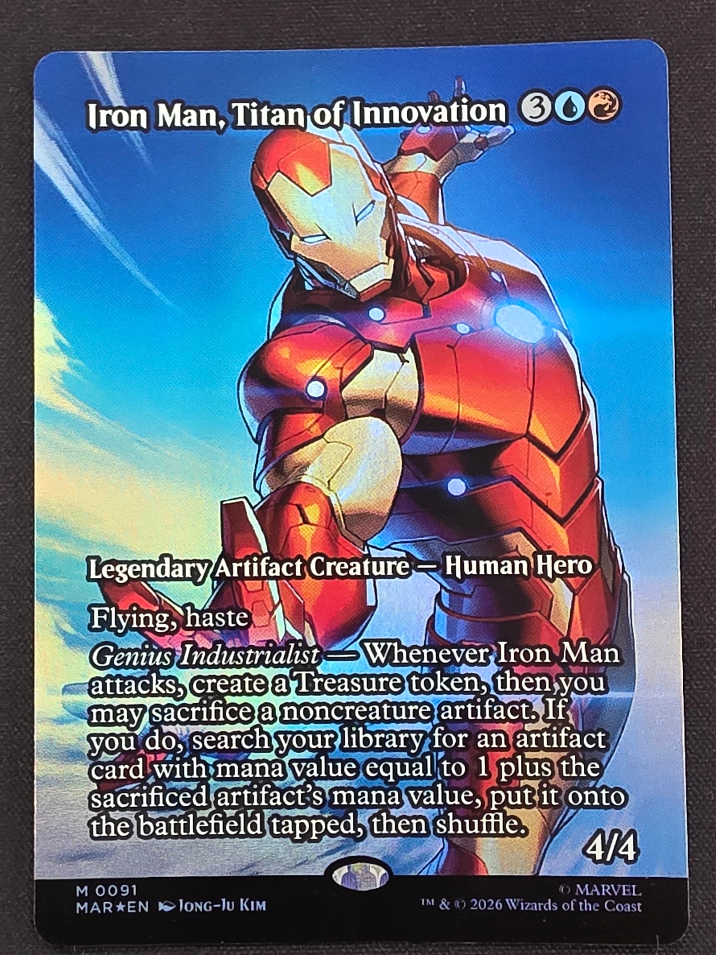 Iron Man, Titan of Innovation (MAR, Foil Borderless)