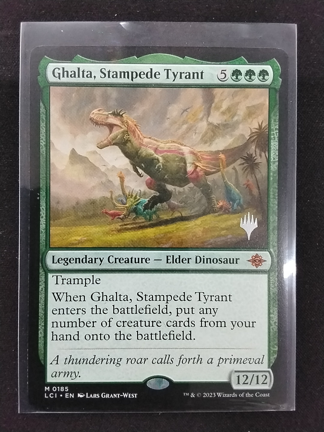 Ghalta, Stampede Tyrant (LCI, Promo Stamped)