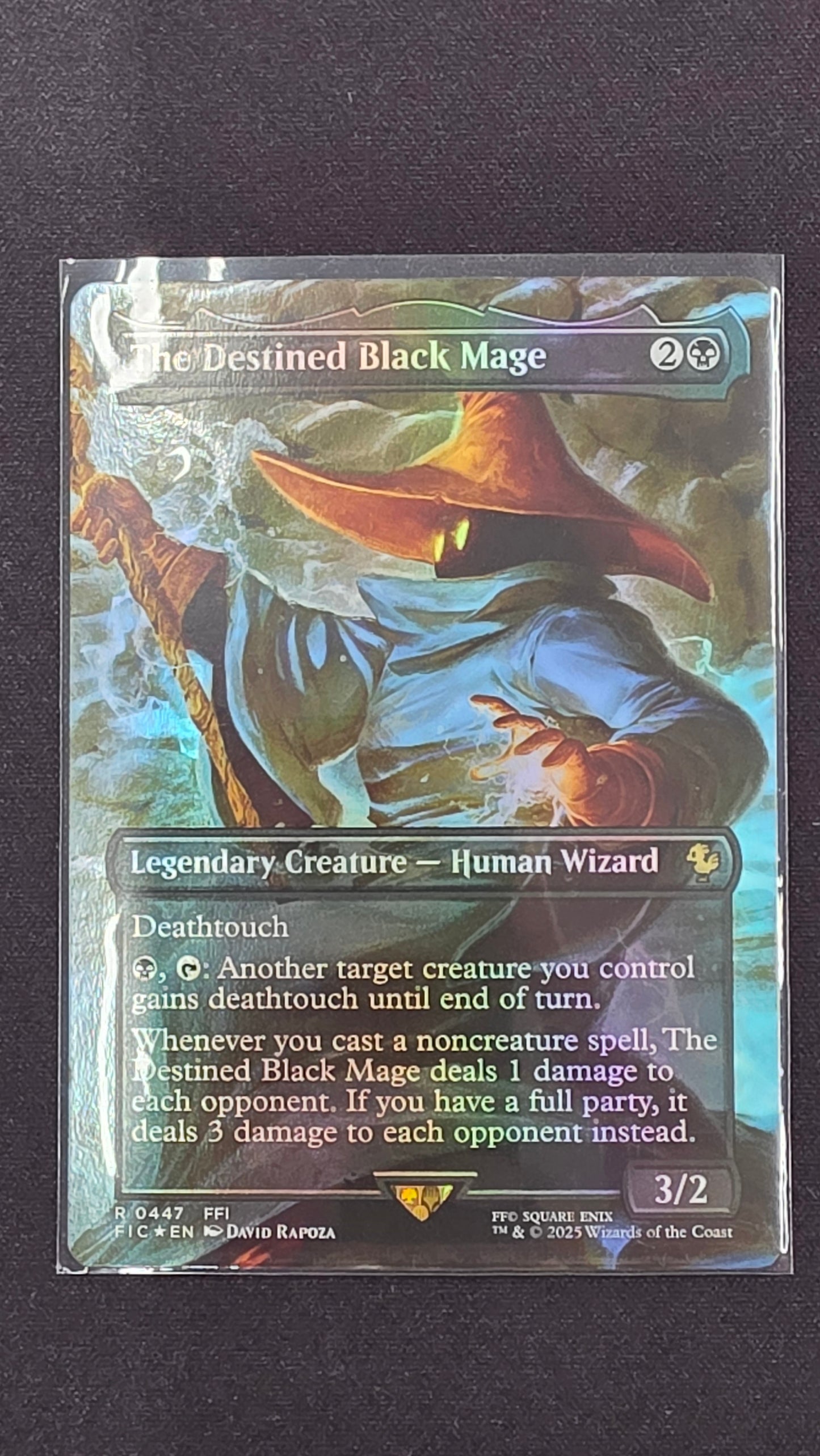 The Destined Black Mage (FIC, Foil Boarderless)