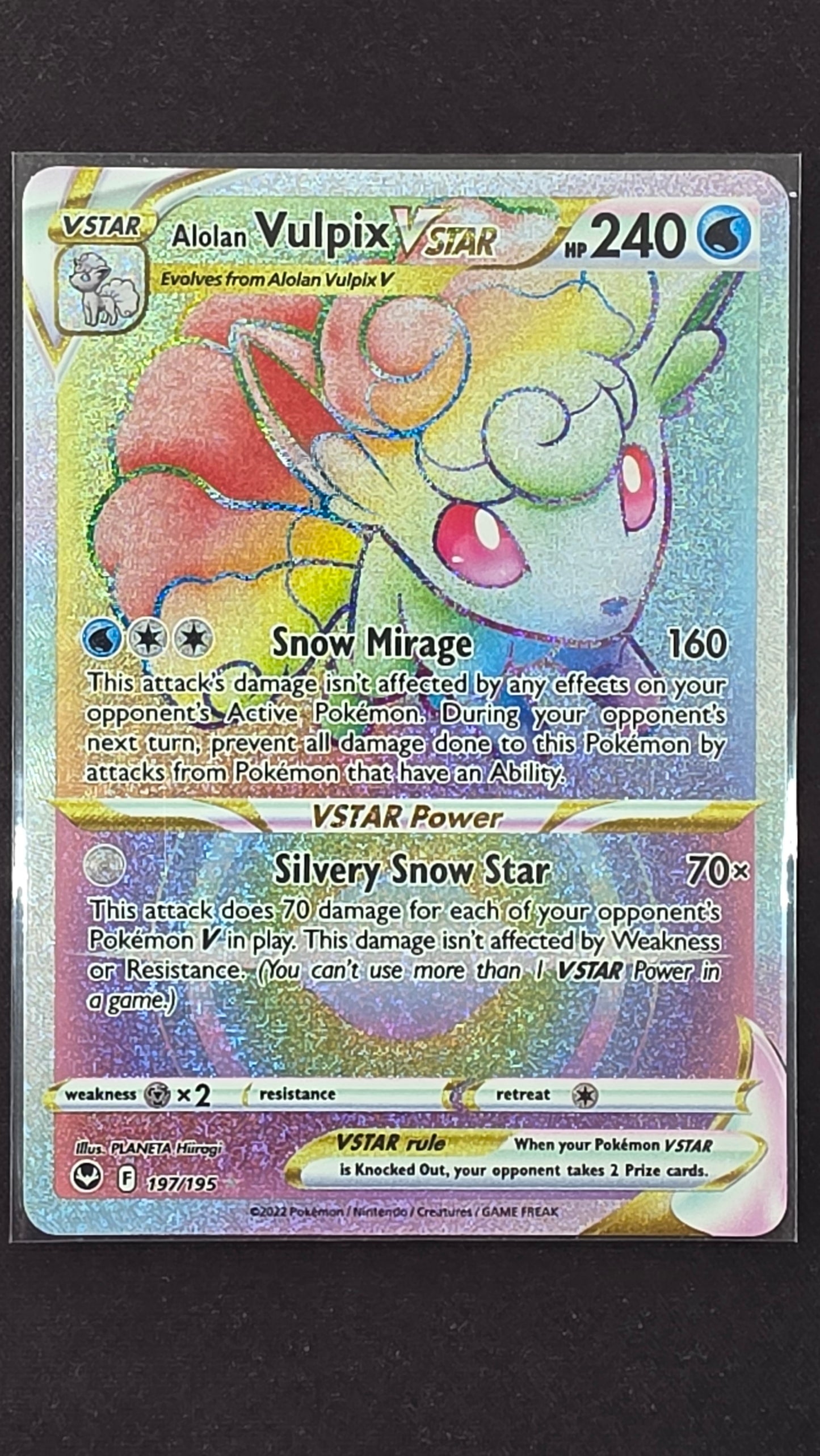 Alolan Vulpix V Star (197/195)