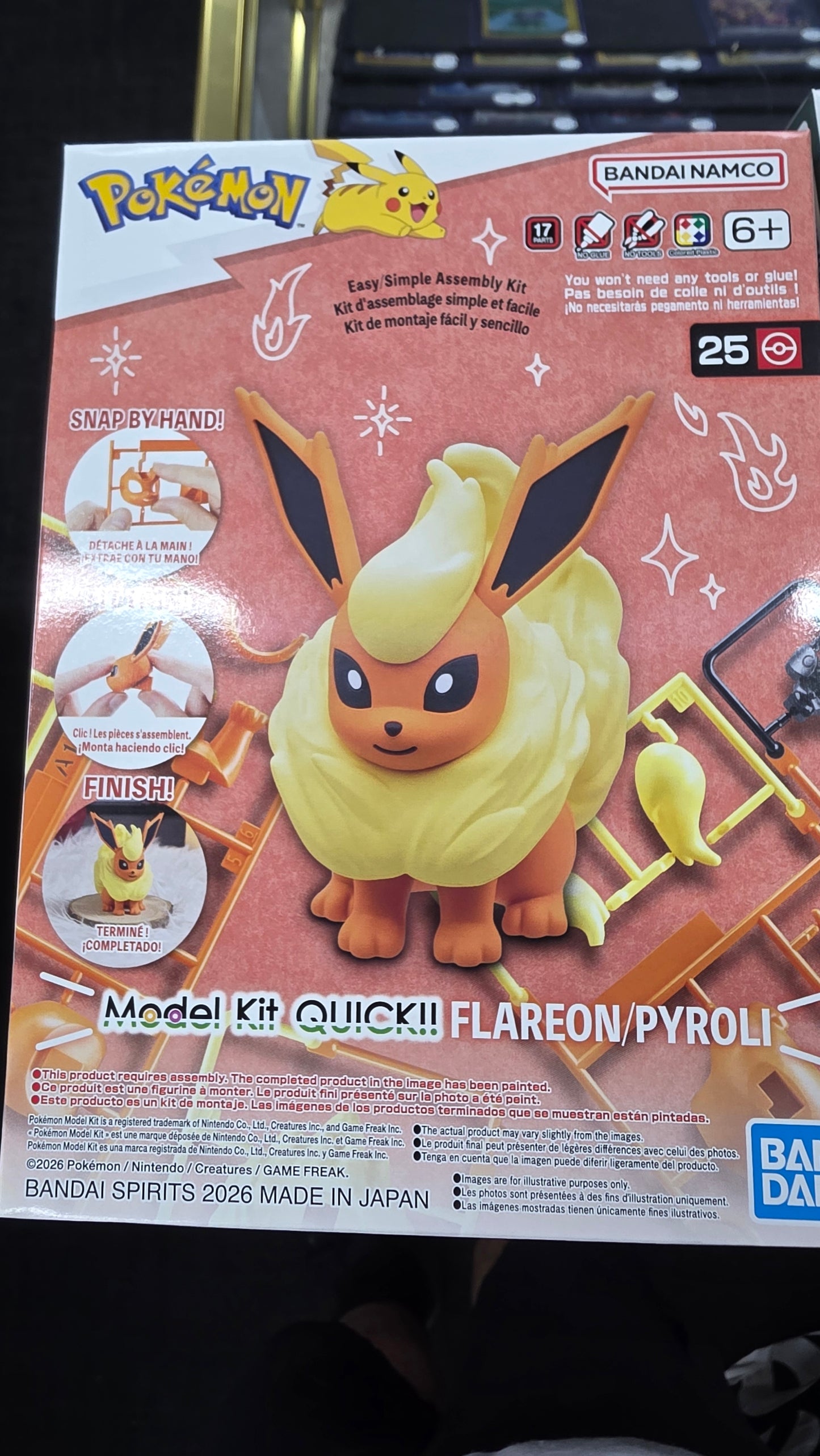 Pokemon Model Kit Quick!! 25 Flareon