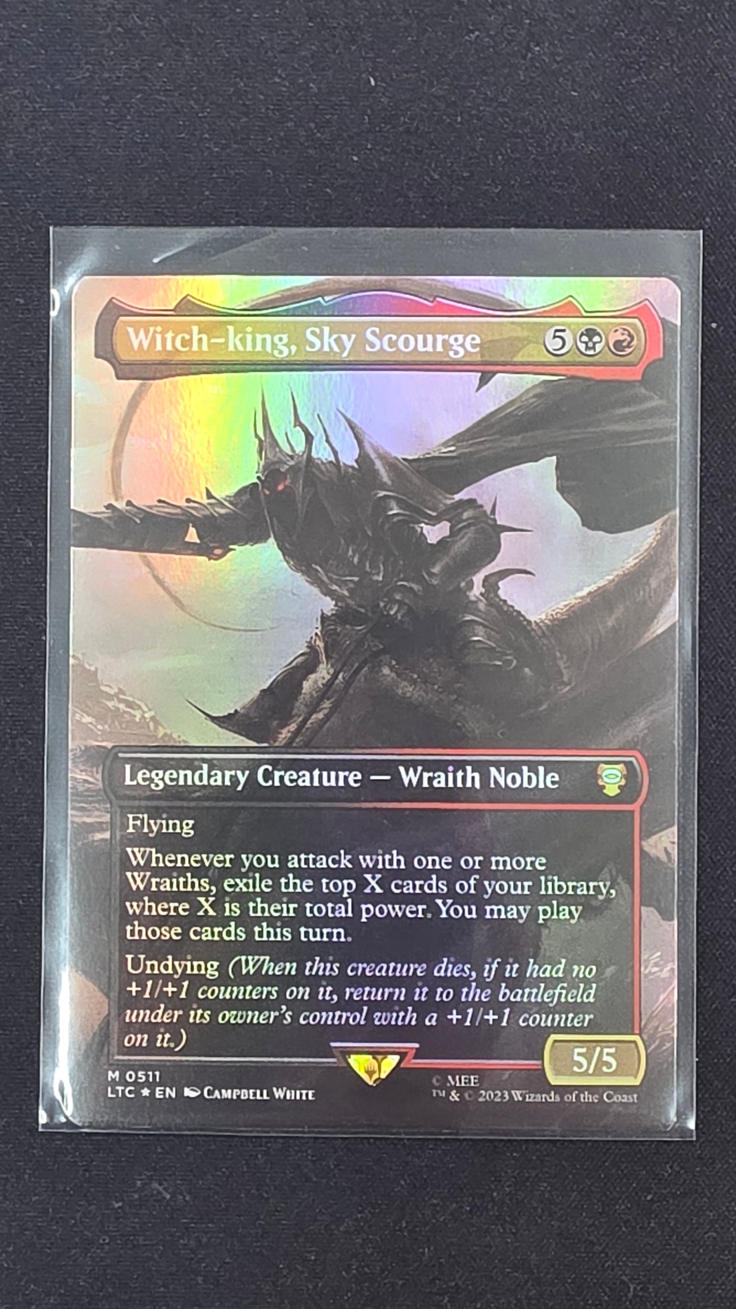 Witch-King, Sky Scourge (LTC, Foil Boarderless)