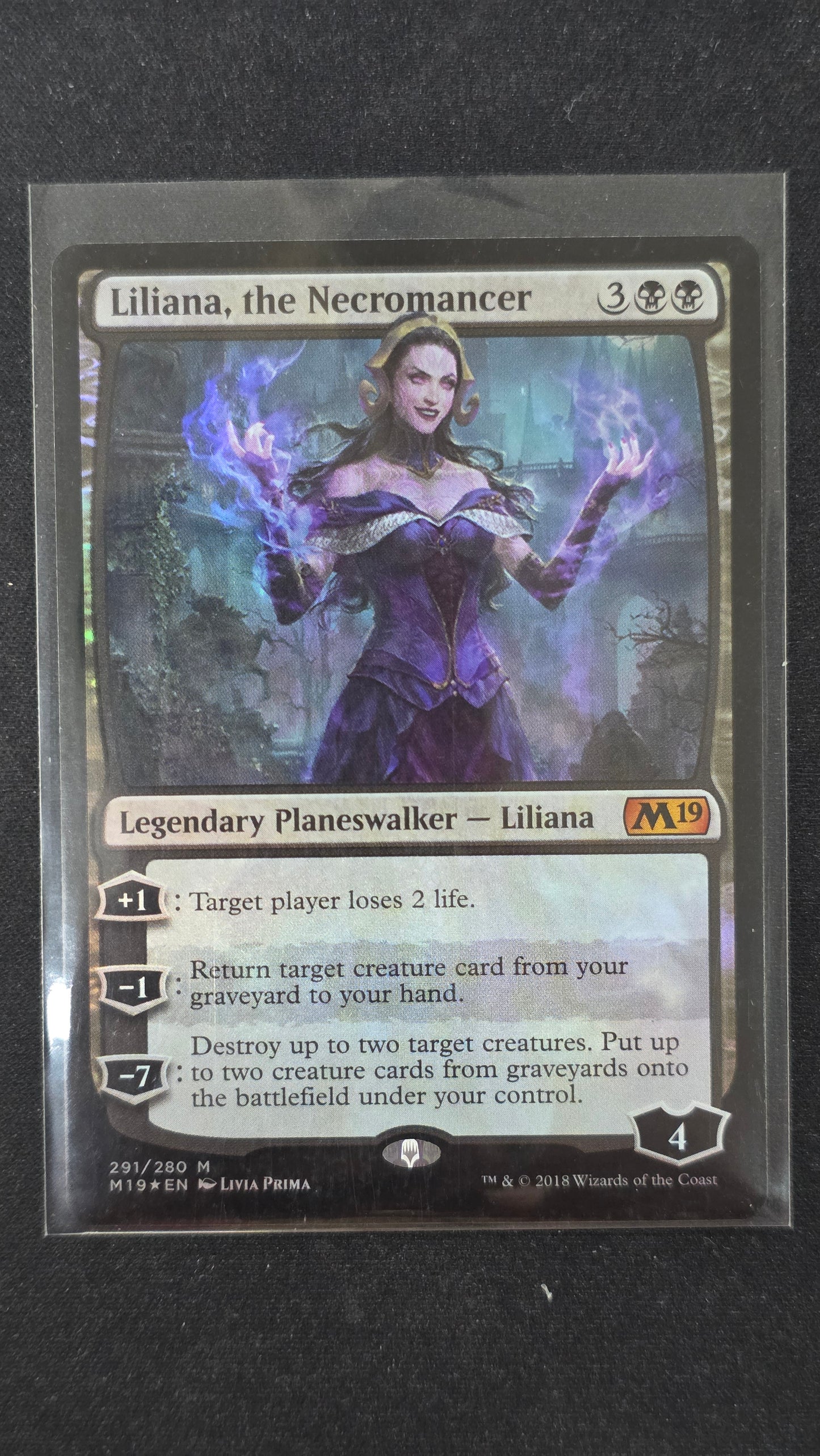 Liliana, the Necromancer (M19, Foil)
