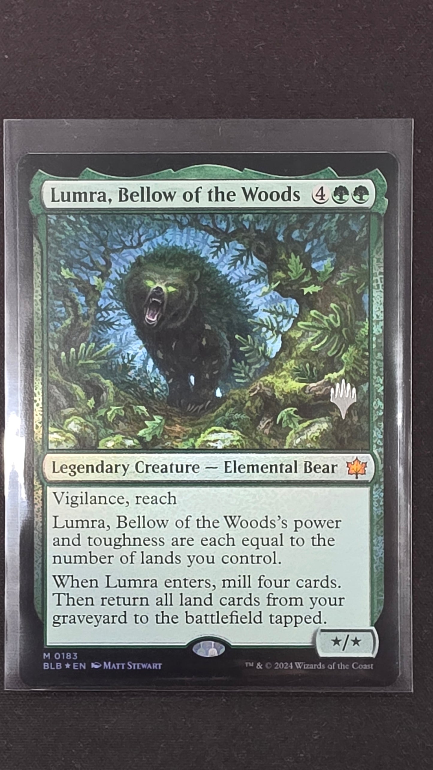 Lumra, Bellow of the Woods (Foil Promo Stamped)
