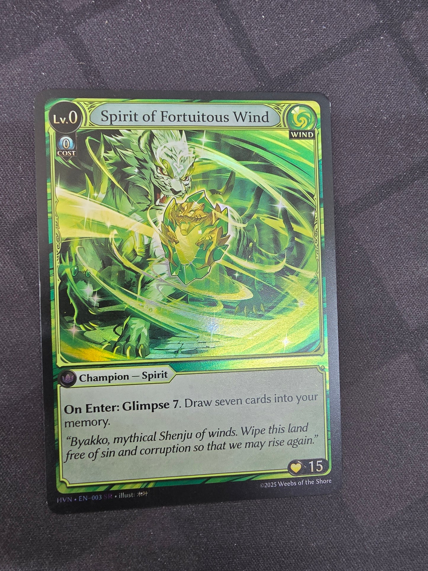 Spirit of Fortuitous Wind - Foil