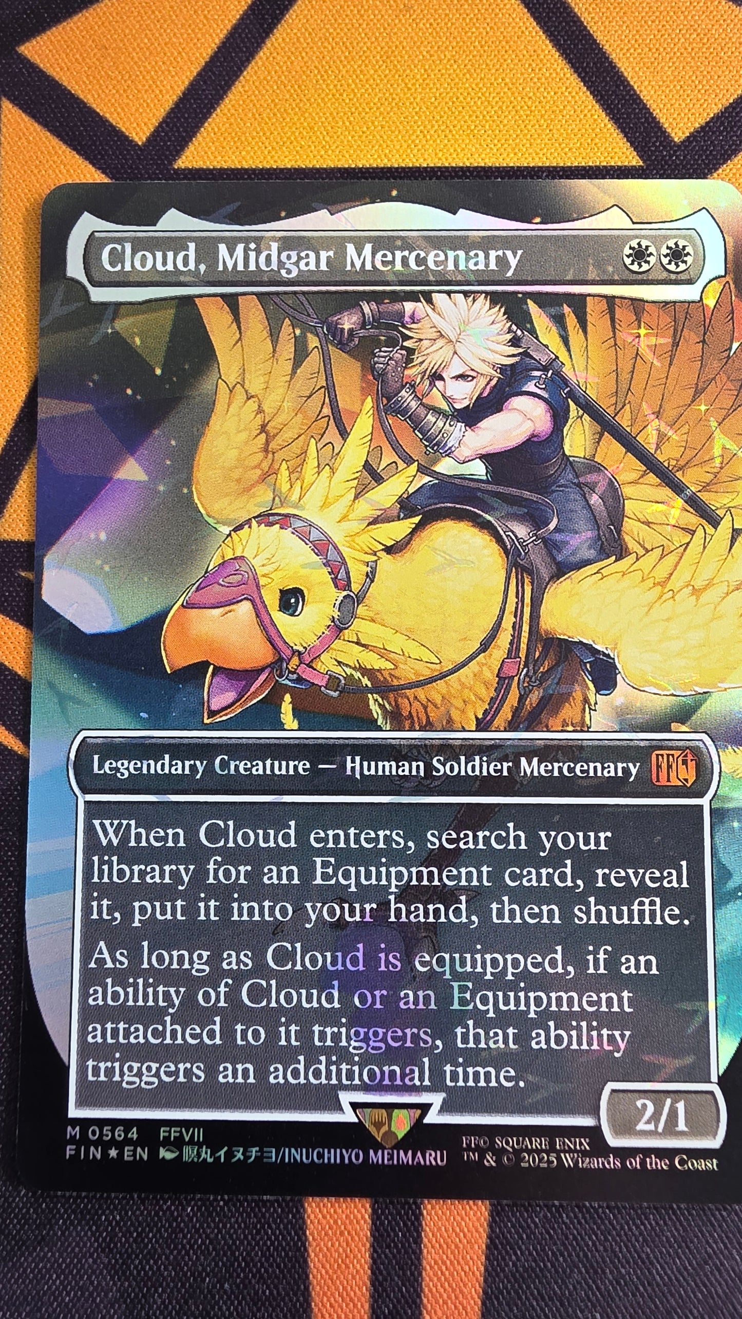 Cloud, Midgar Mercenary (FIN, Chocobo Foil)
