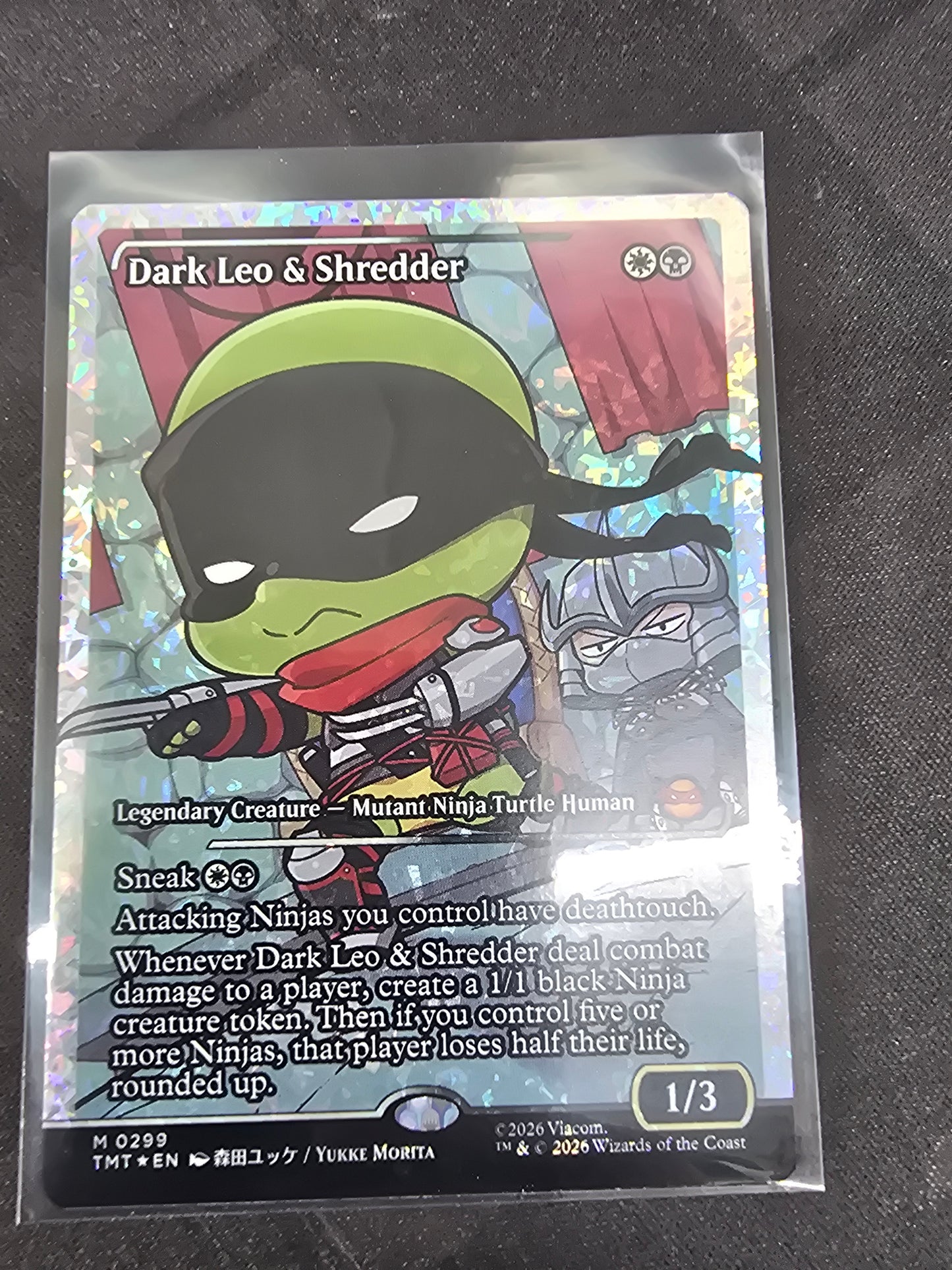 Dark Leo & Shredder (JPN Fractured Foil)