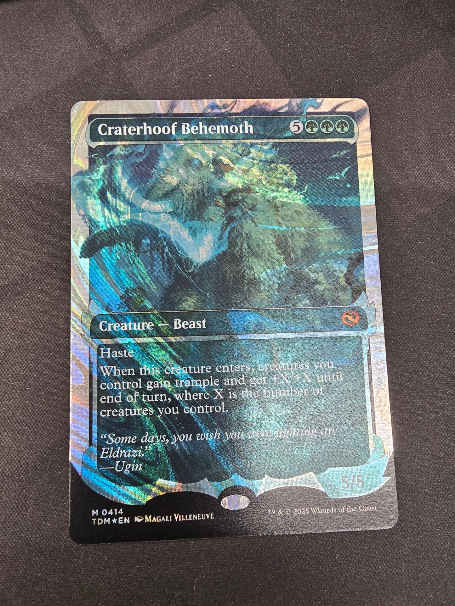 Craterhoof Behemoth - Surge Foil