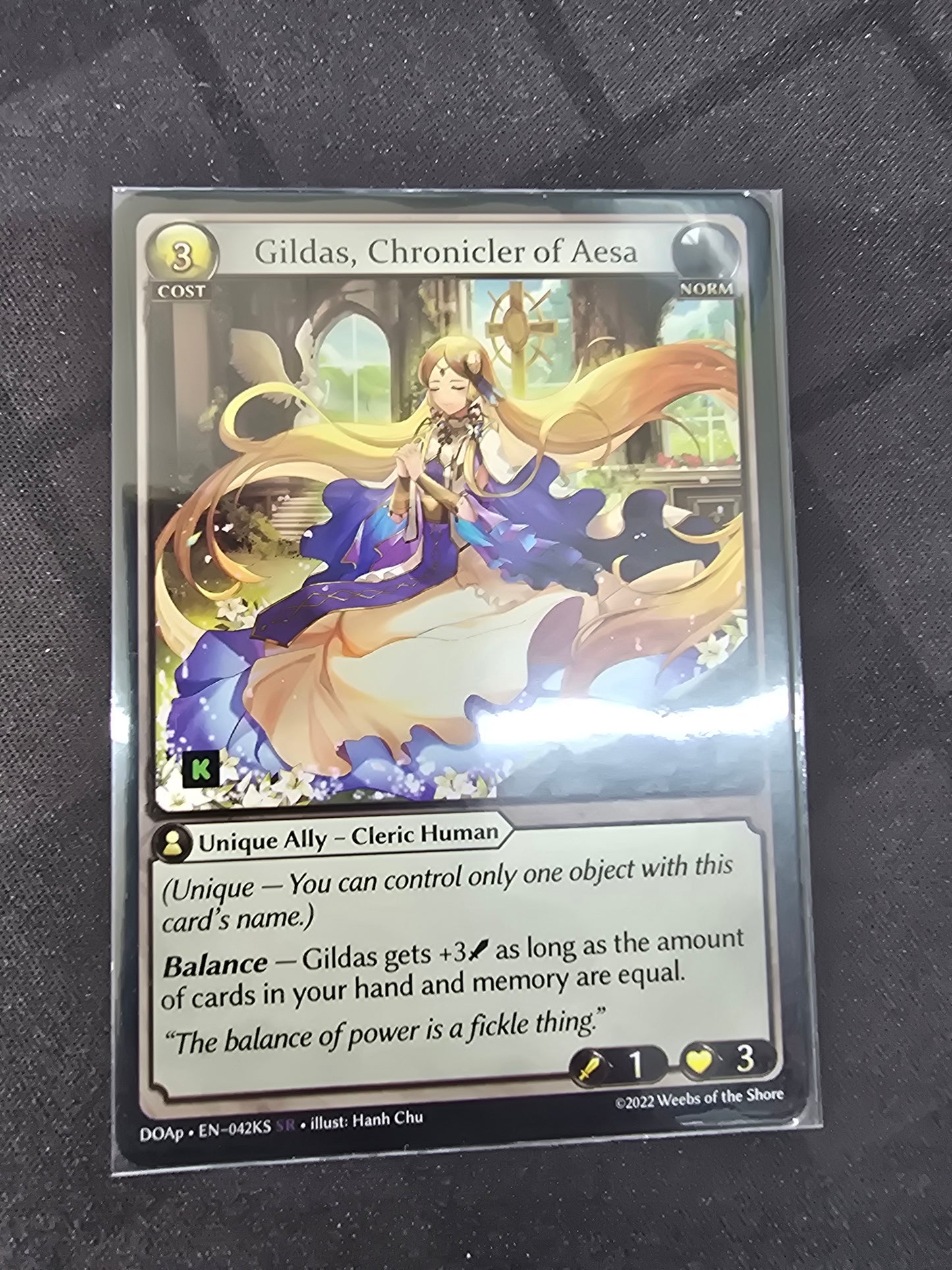 Gildas, Chronicler of Aesa (DOA Prelude SR)