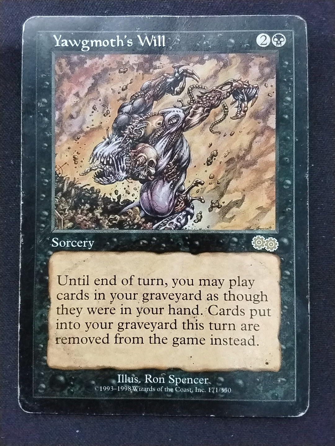 Yawgmoth's Will - DAMAGED