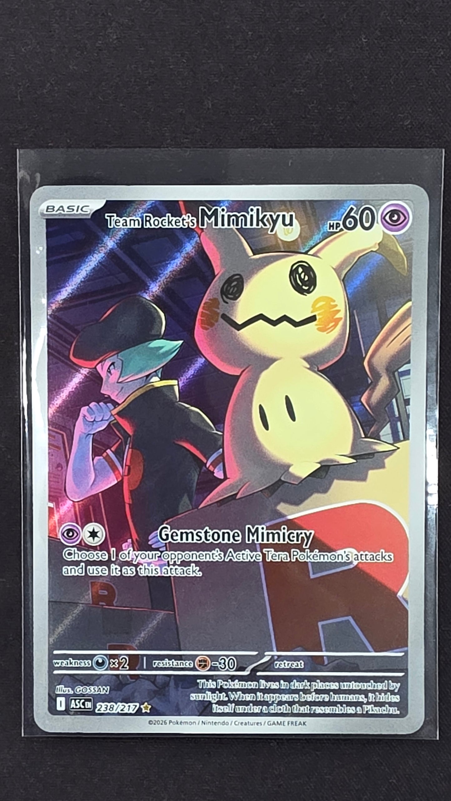 Team Rocket's Mimikyu (238/217)