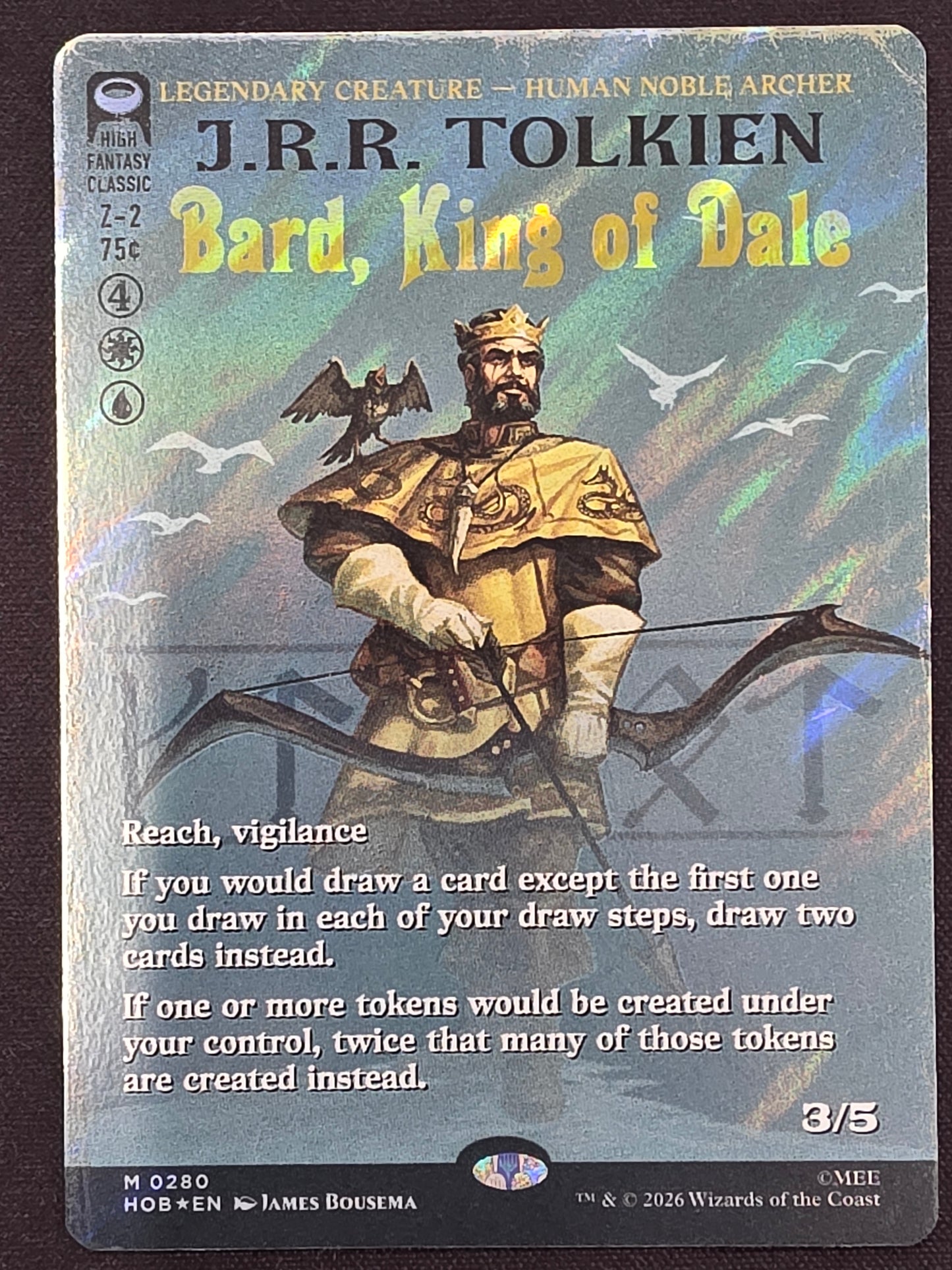 Bard, King of Dale (HOB, Borderless Surge Foil)
