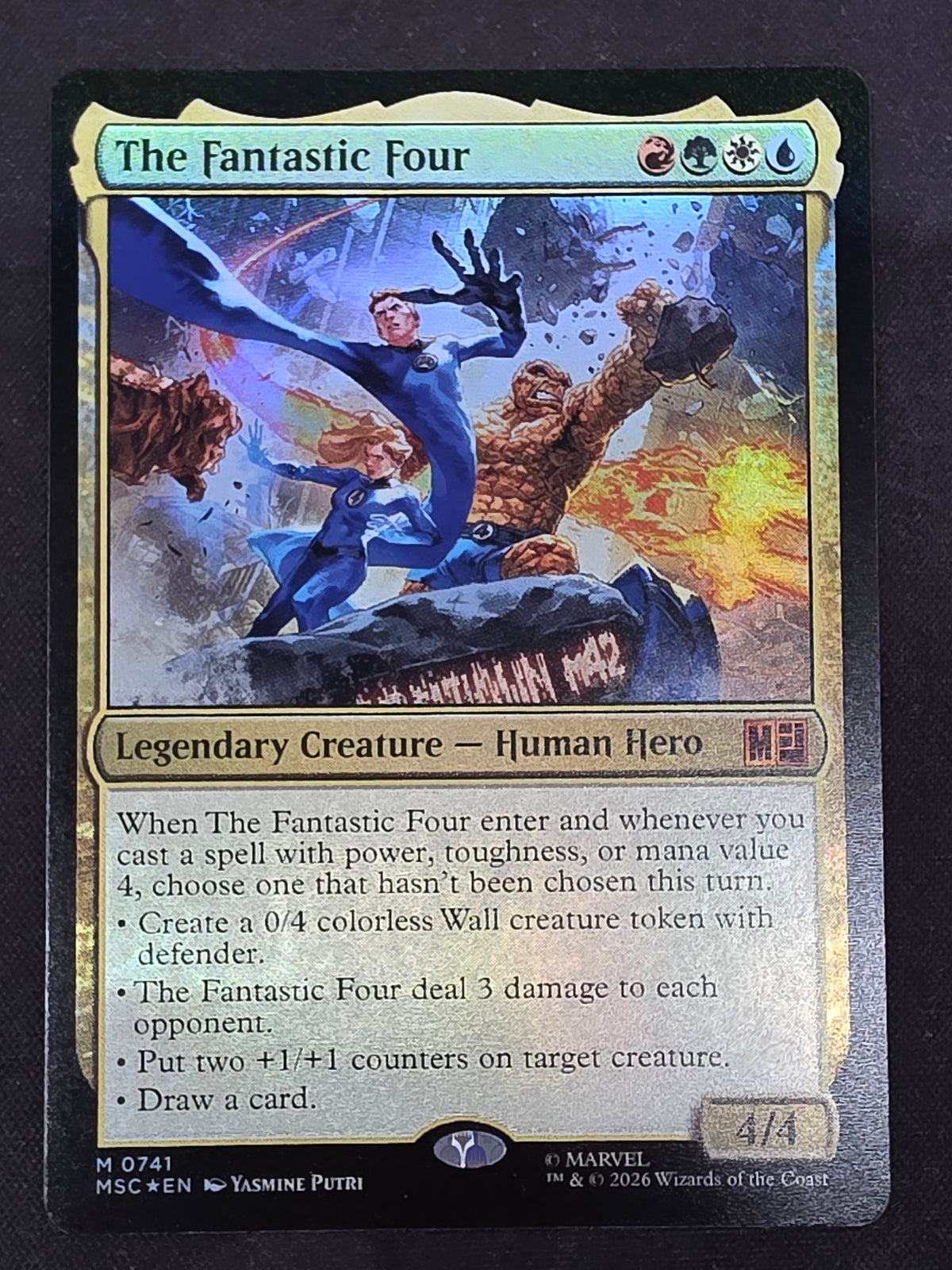 The Fantastic Four (MSC, Foil)