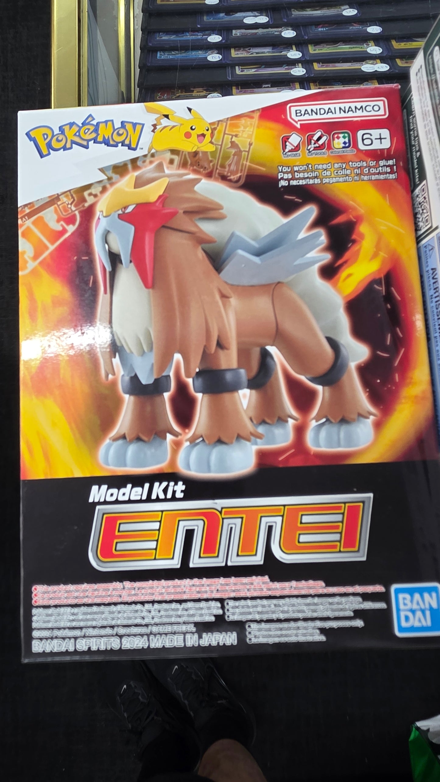 Entei pokemon model kit