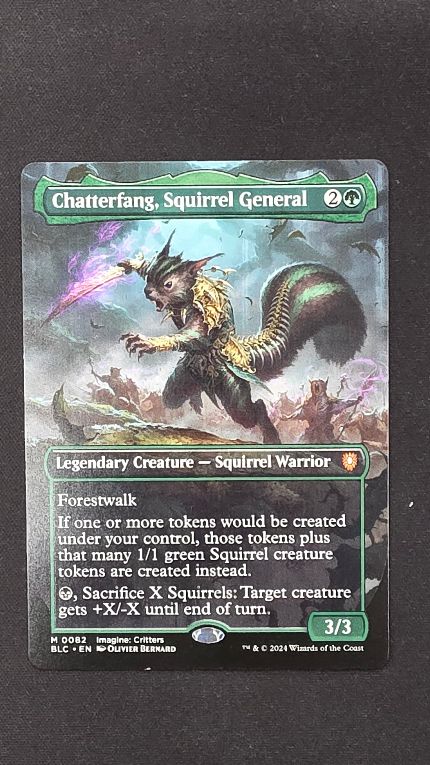 Chatterfang, Squirrel General (BLC, Borderless)