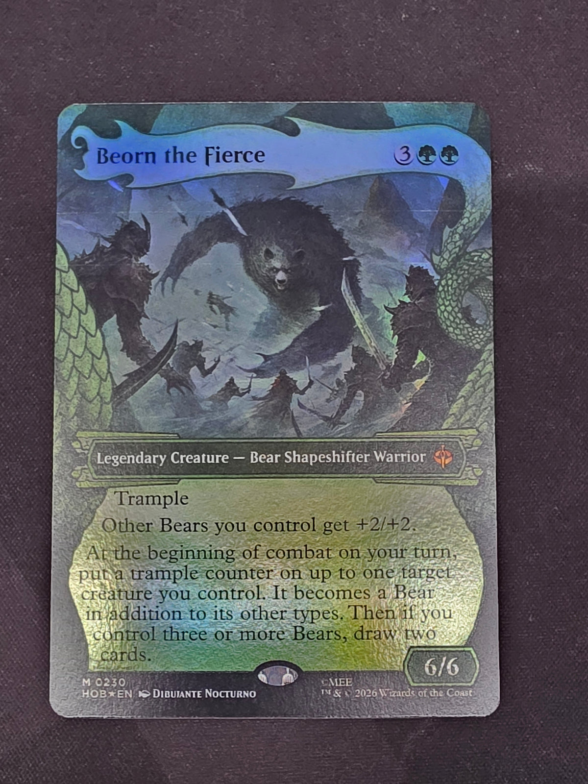 Beorn the Fearless (HOB, Showcase, Foil)