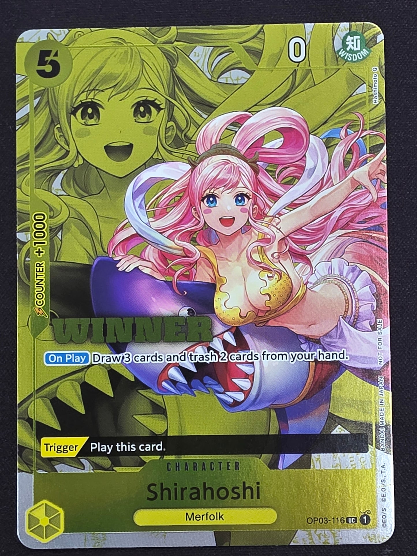 Shirahoshi (OP03-116, Winner Promo)
