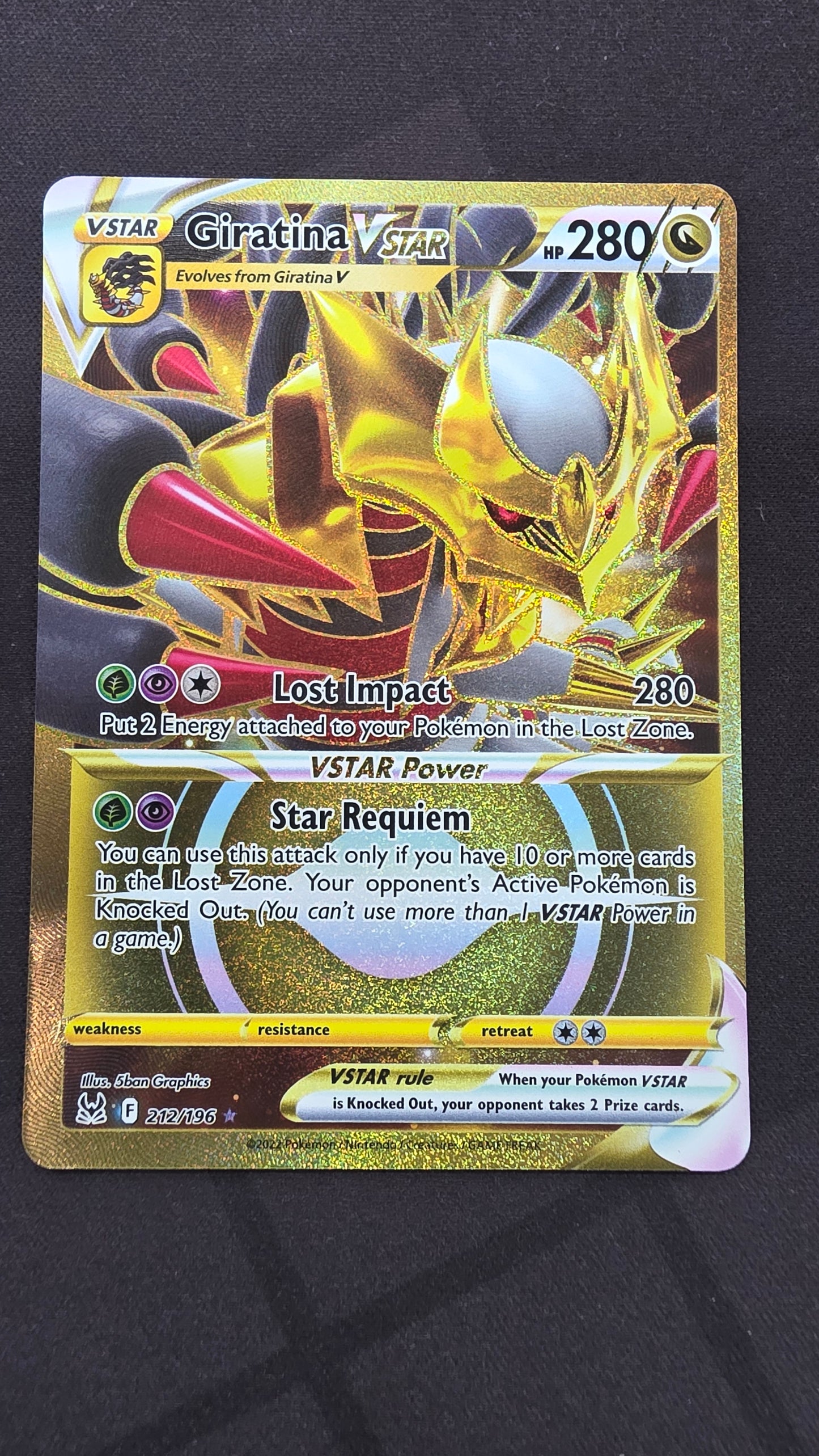 Giratina Vstar 212/196