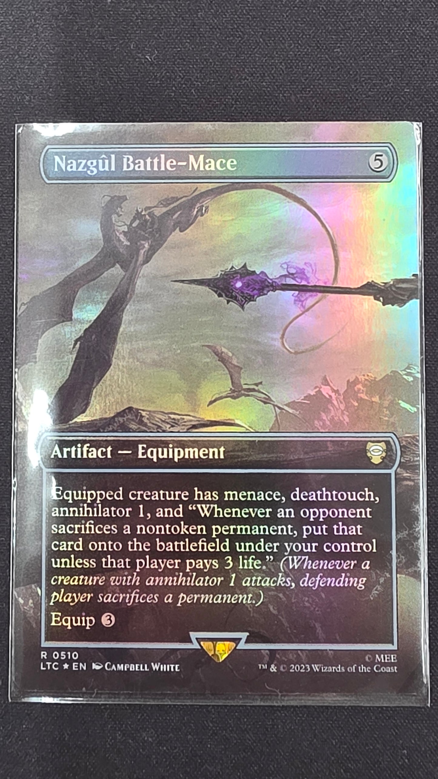 Nazgûl Battle-Mace (LTC, Foil Boarderless)