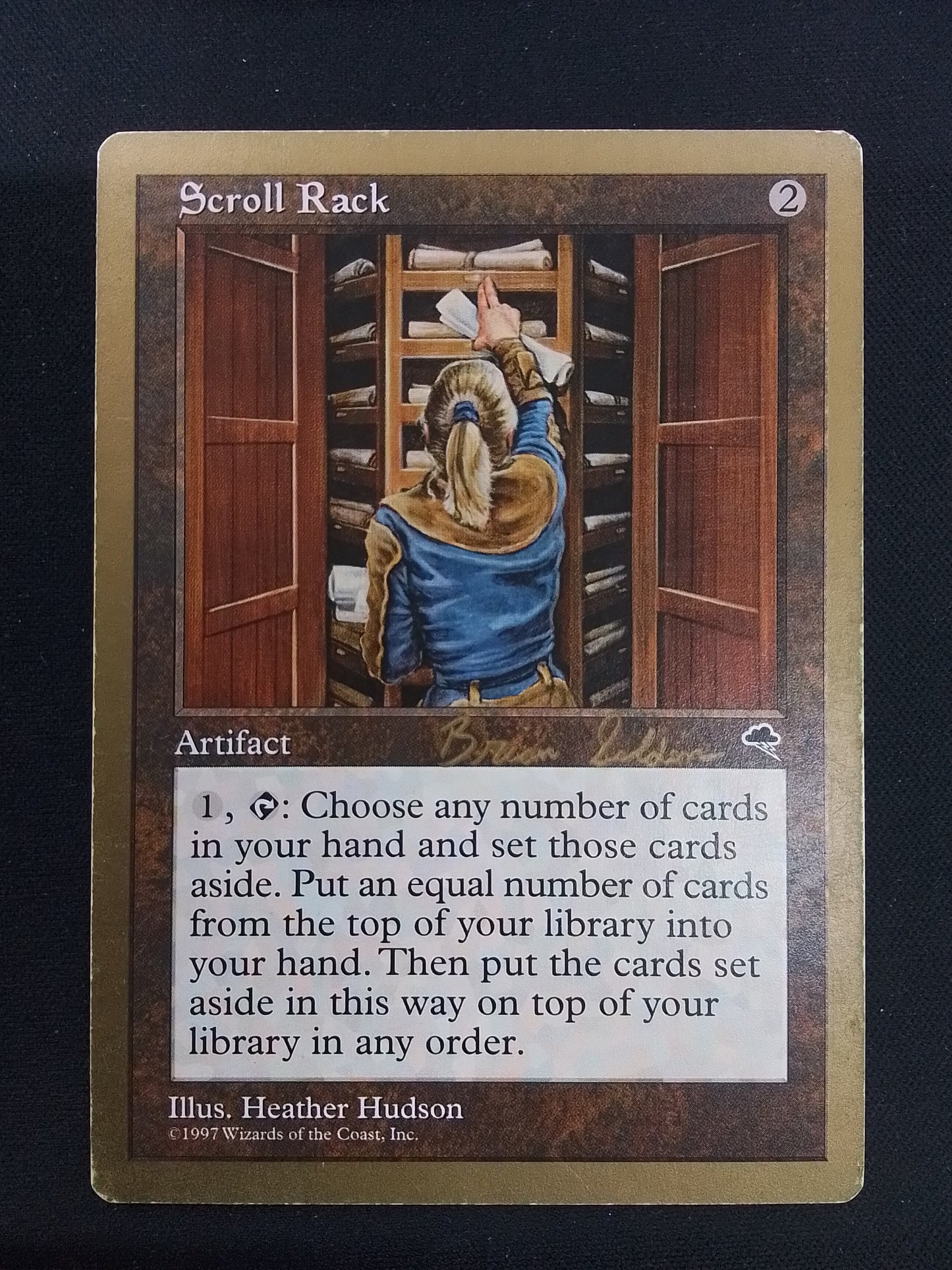 Scroll Rack (gold bordered)