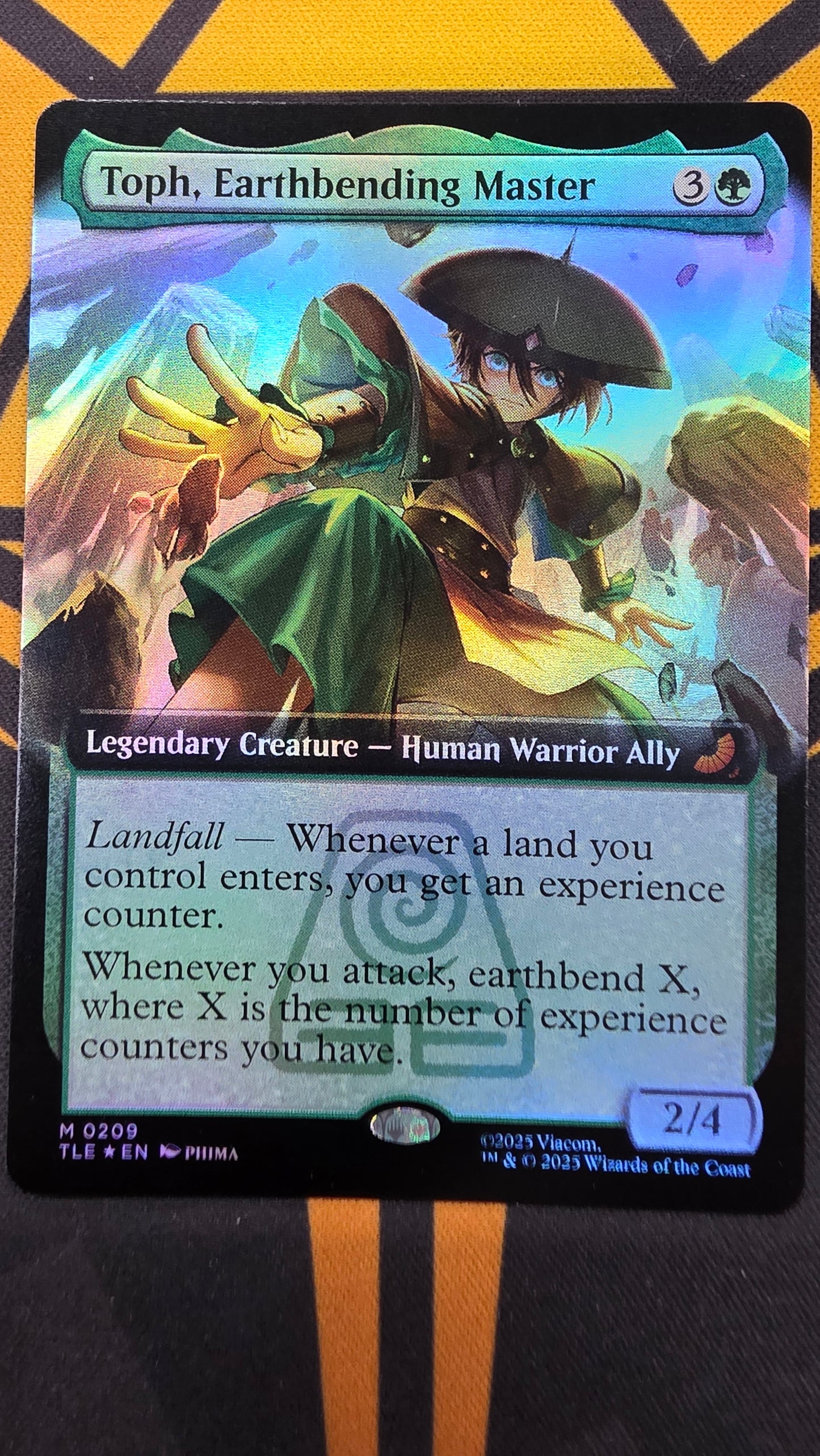 Toph, Earthbending Master (TLE) (Extended Art) (Foil)