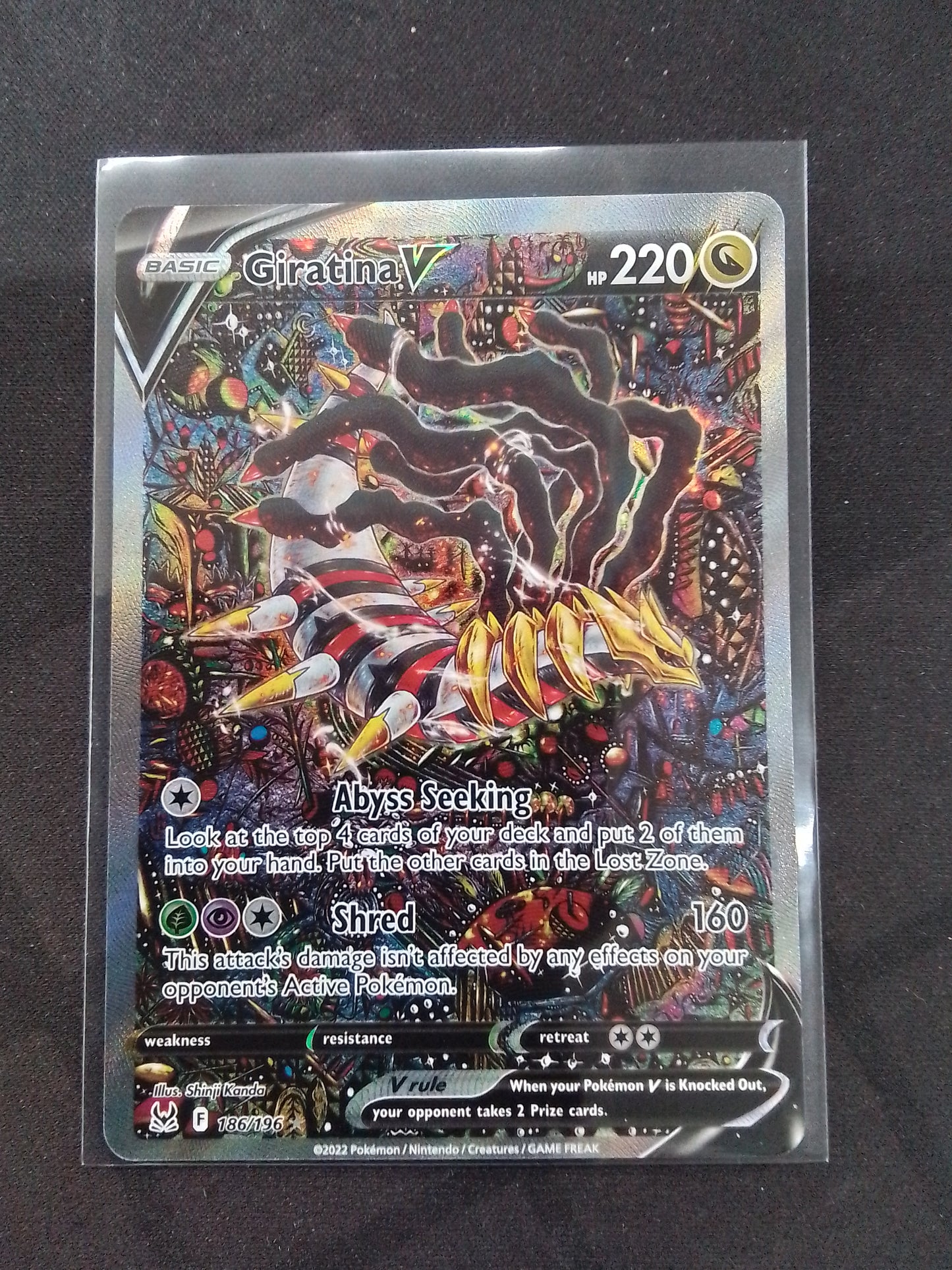 Giratina V (Alternative Full Art)(186/196)