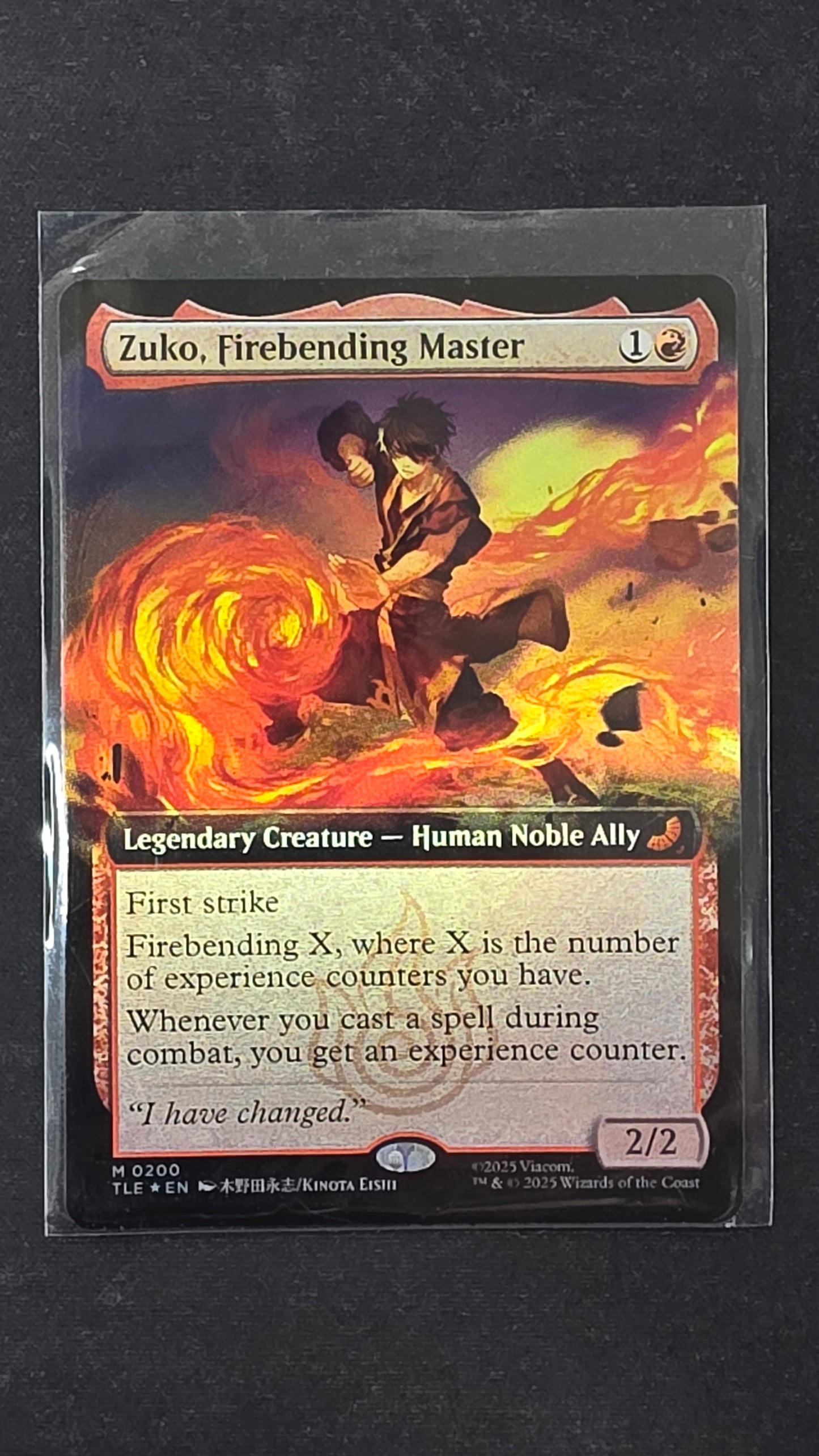 Zuko, Firebending Master (TLE, Foil Extended Art)