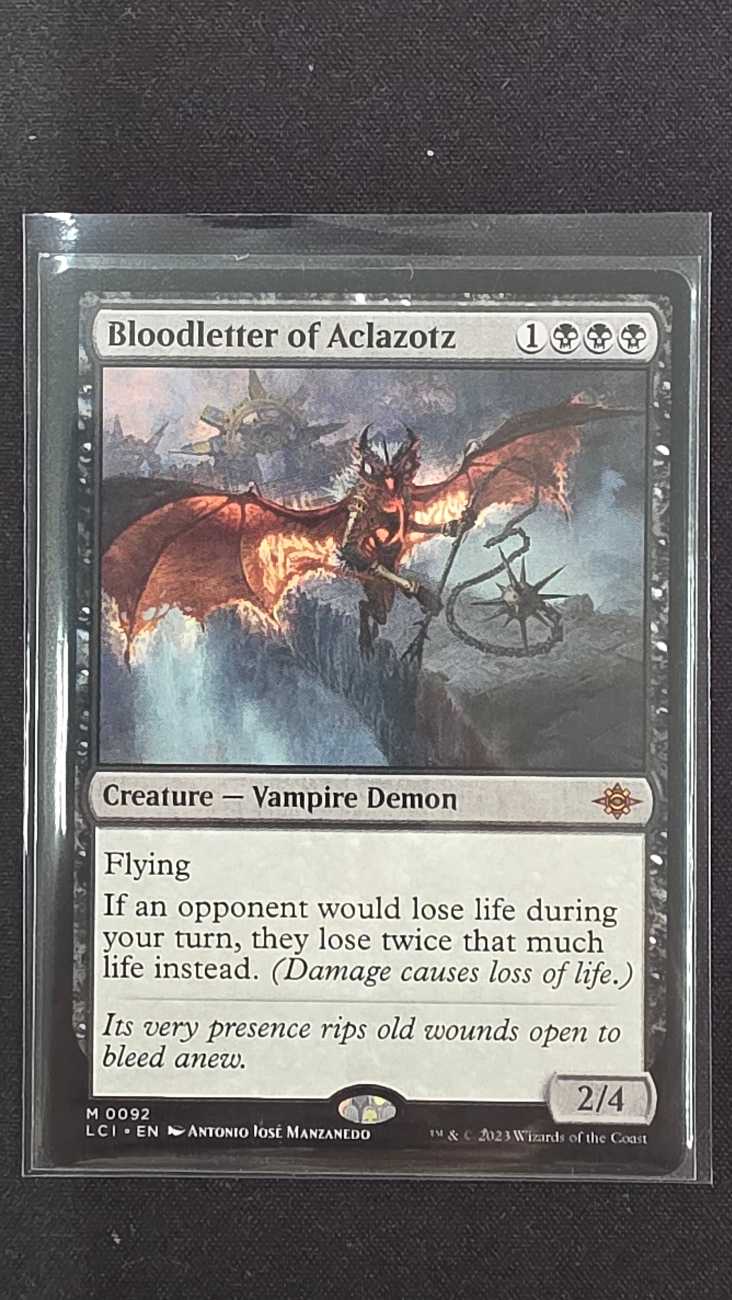 Bloodletter of Aclazotz (LCI)