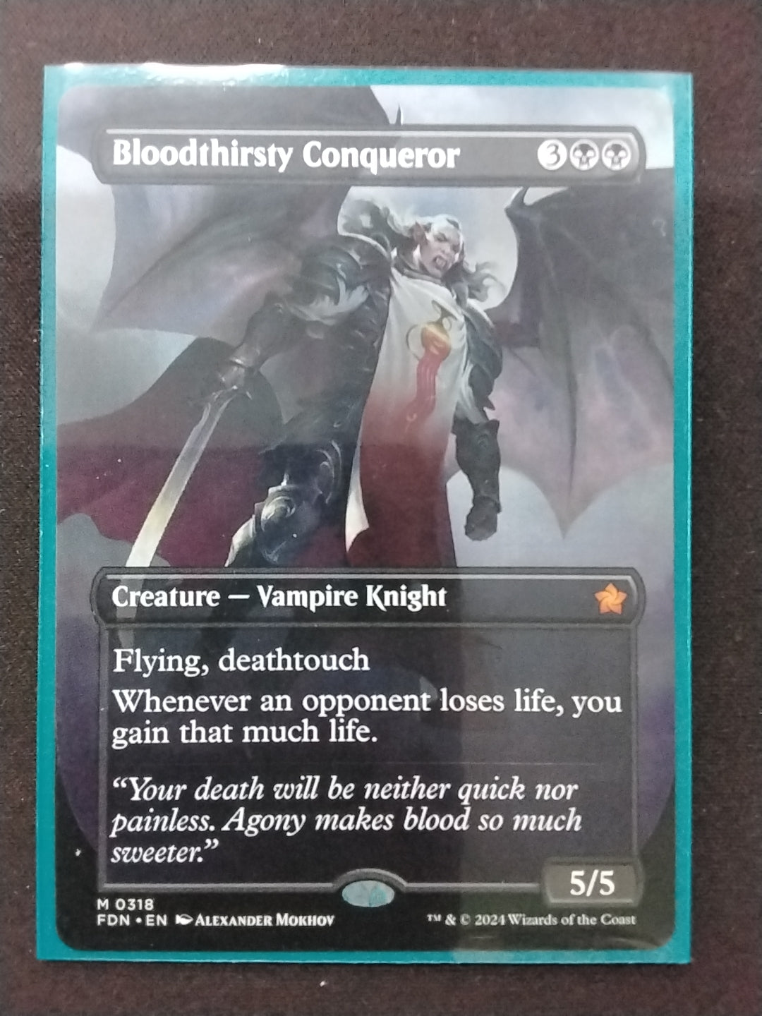 Bloodthirsty Conqueror (FDN, Borderless)