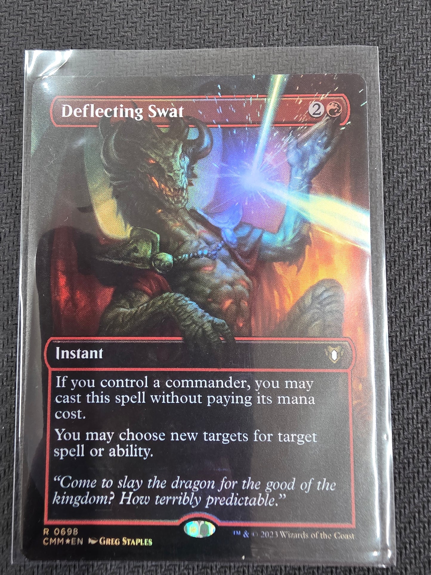 Deflecting Swat (CMM, Foil, ALT Art)