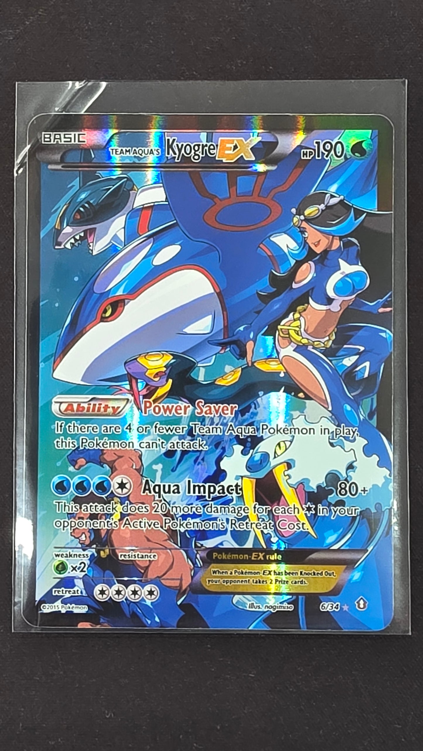 Team Aqua's Kyogre EX (6/34)