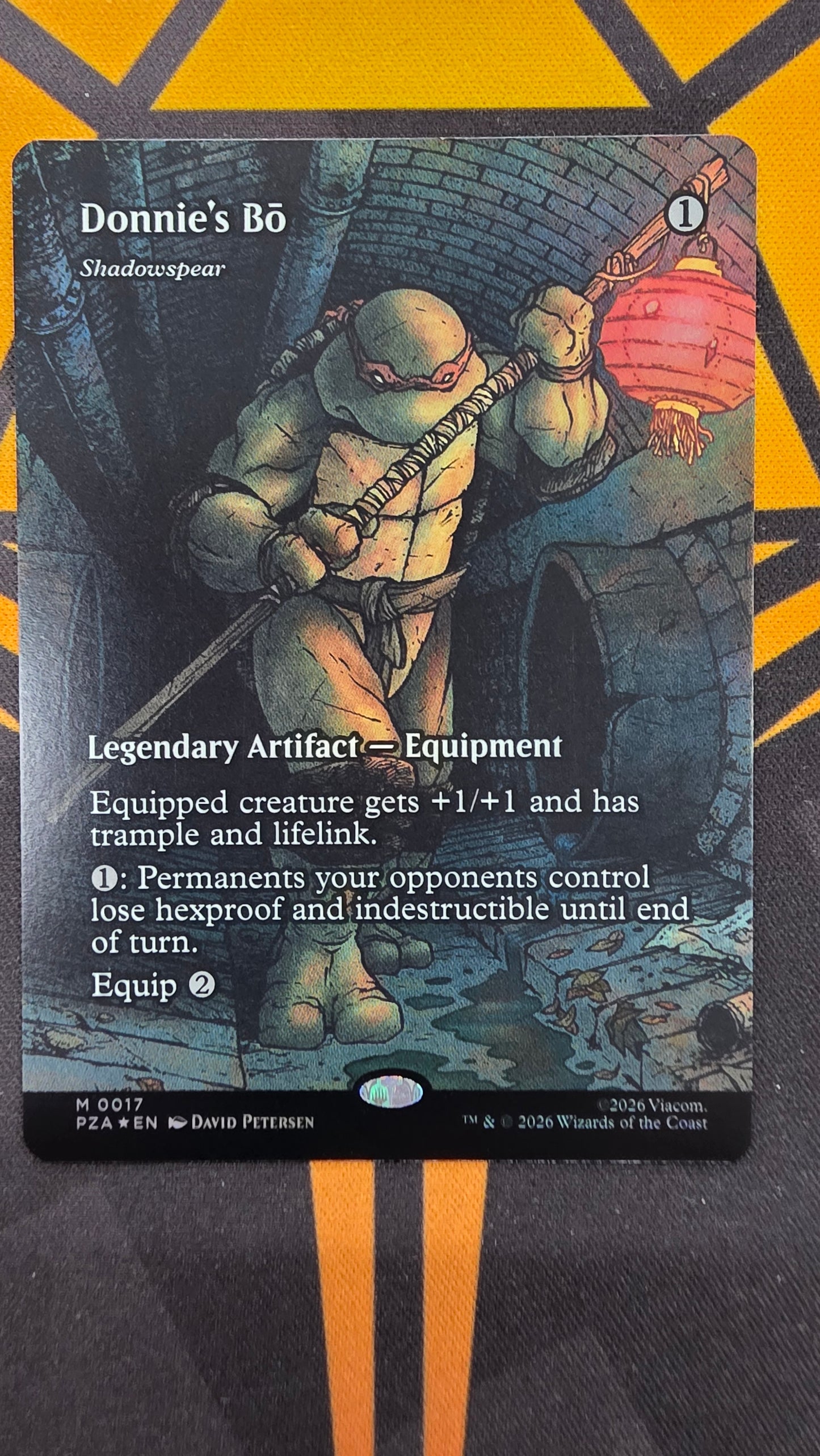 Donnie's Bo (Shadowspear full art foil) (PZA)