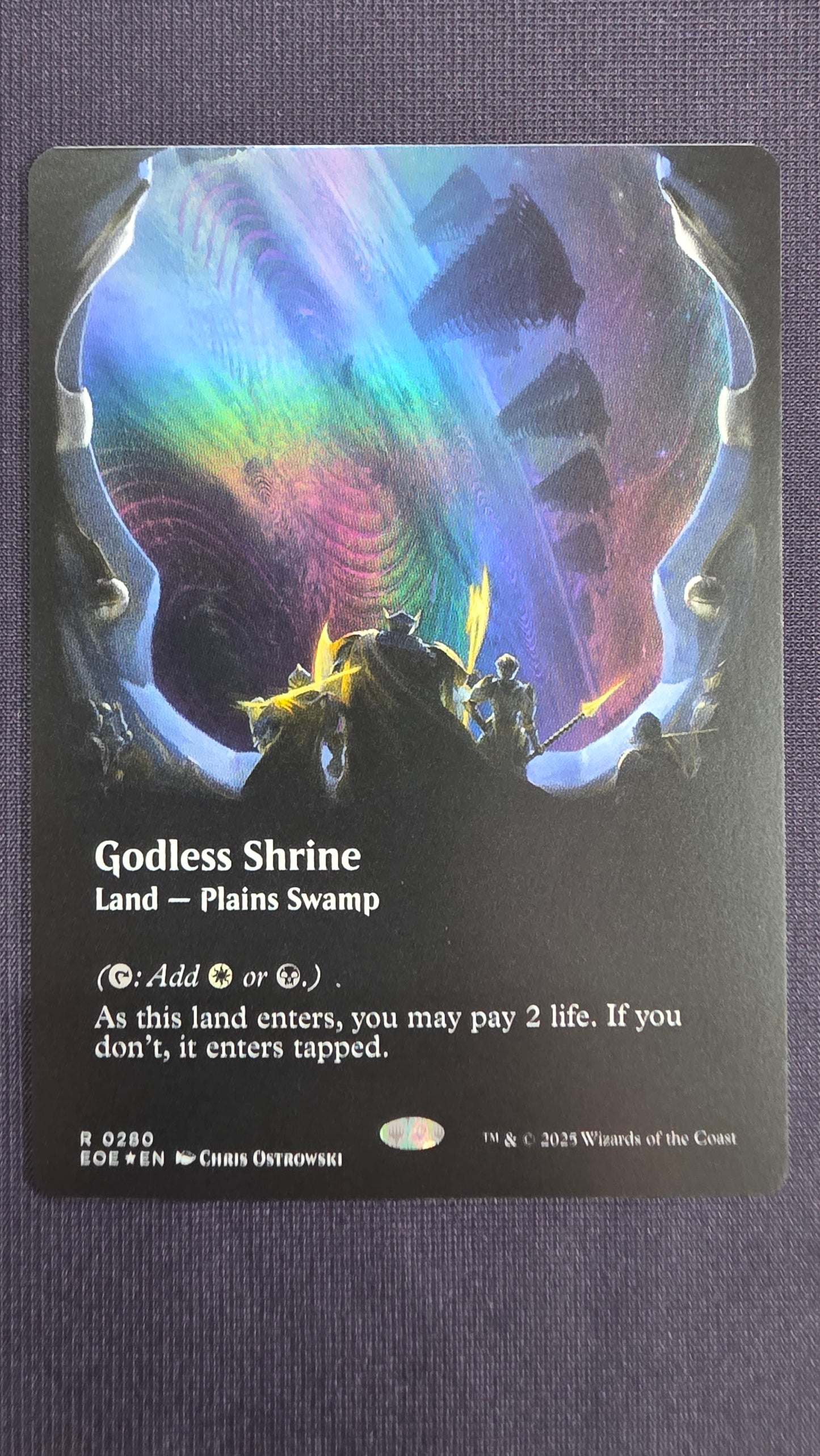 Godless Shrine (EOE, Borderless Foil)