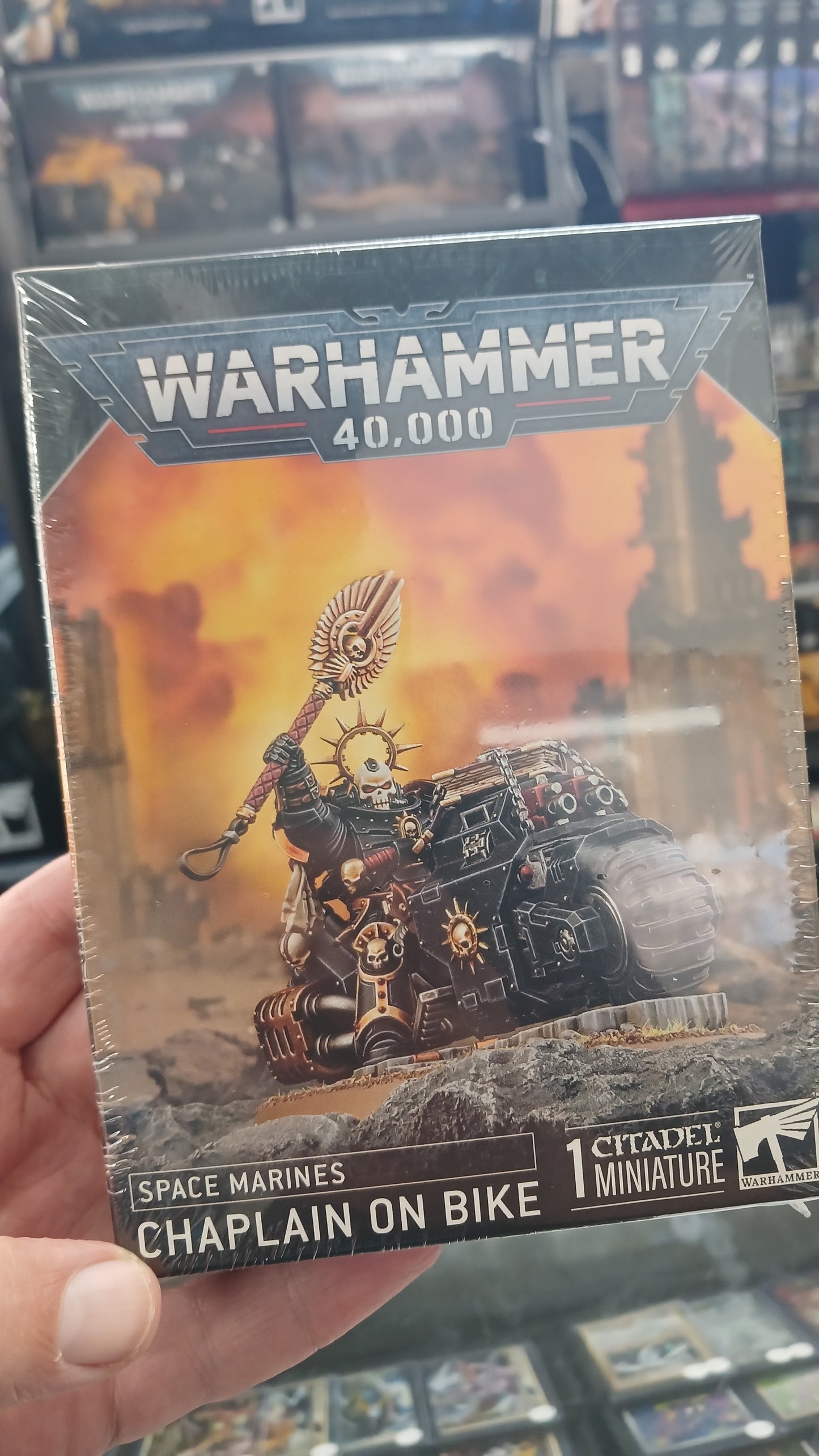 Space Marines: Chaplin on Bike
