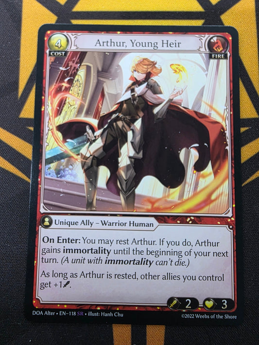 Arthur, Young Heir