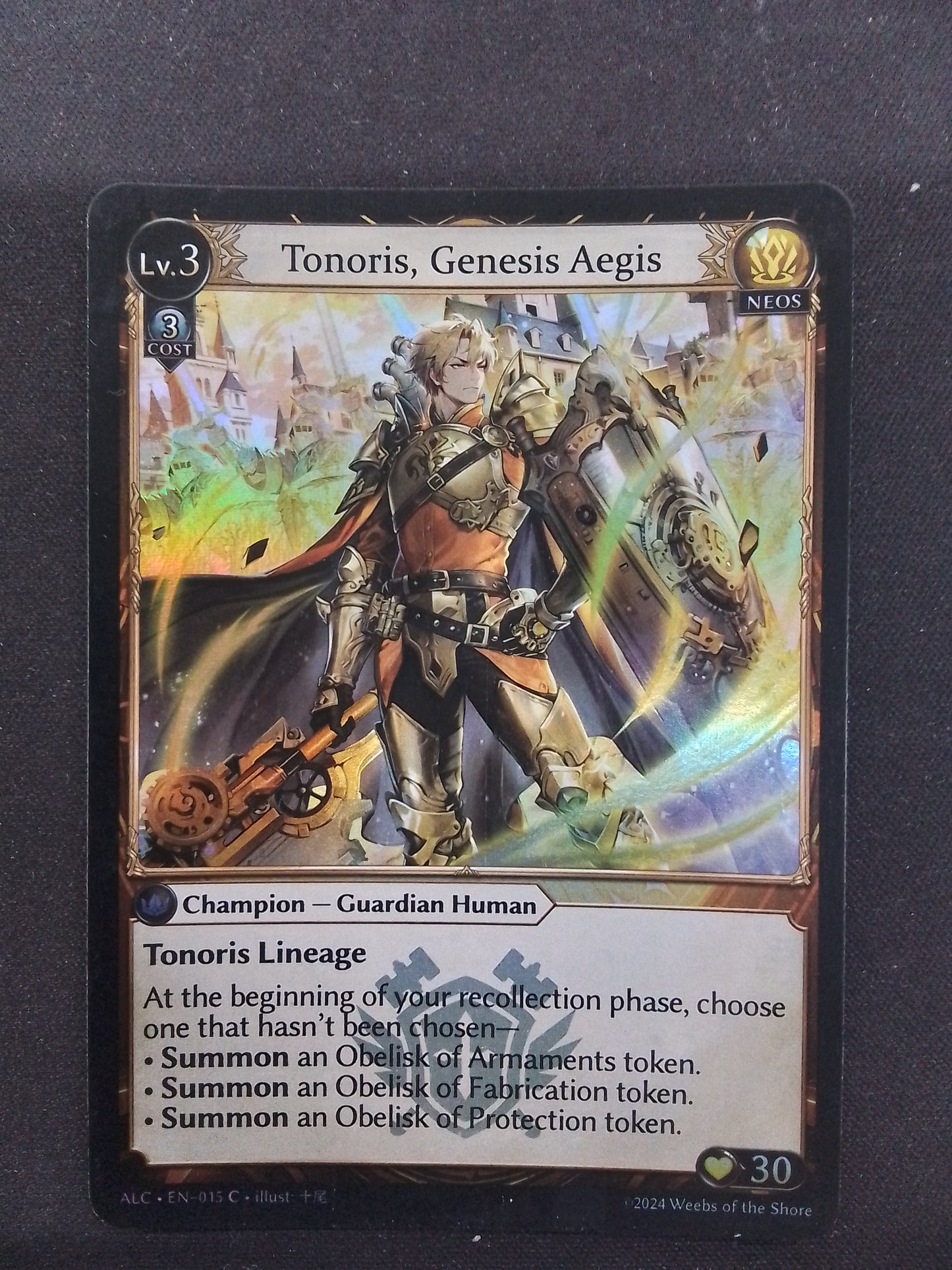 Tonoris, Genesis Aegis (ALC C FOIL)