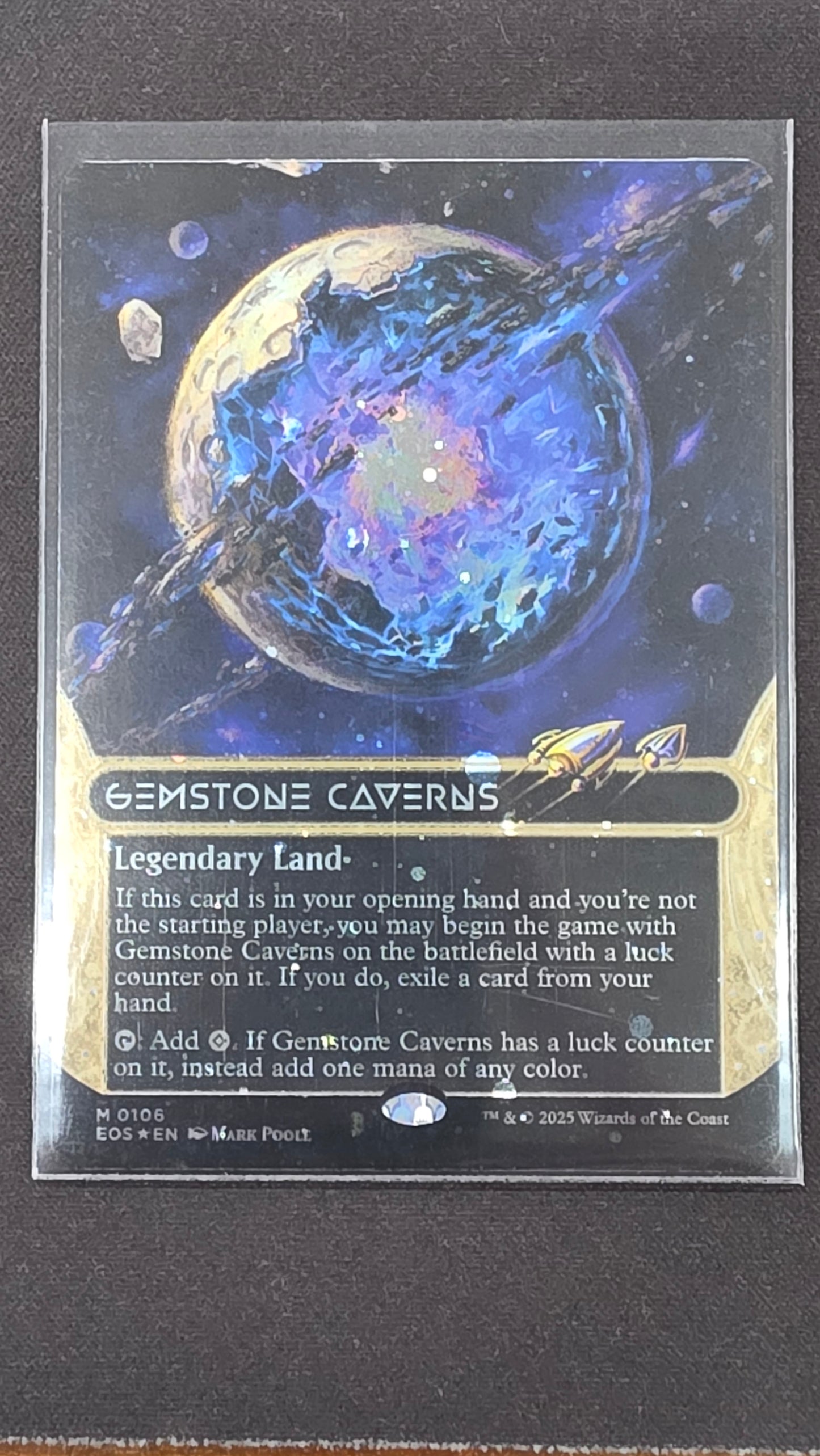 Gemstone Caverns (EOS, Galaxy Foil, Borderless)